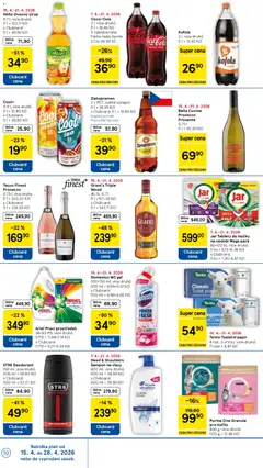 Náhled letáku Tento Toaletní papír, 8 rolí, 3 vrstvy, více druhů od 15.04.2026 | Strana: 10