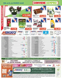 Anteprima del volantino Mercatò volantino valido a partire dal 09.03.2026 | Pagina: 20 | Prodotti: Olio, Gioco, Gerani, Terriccio