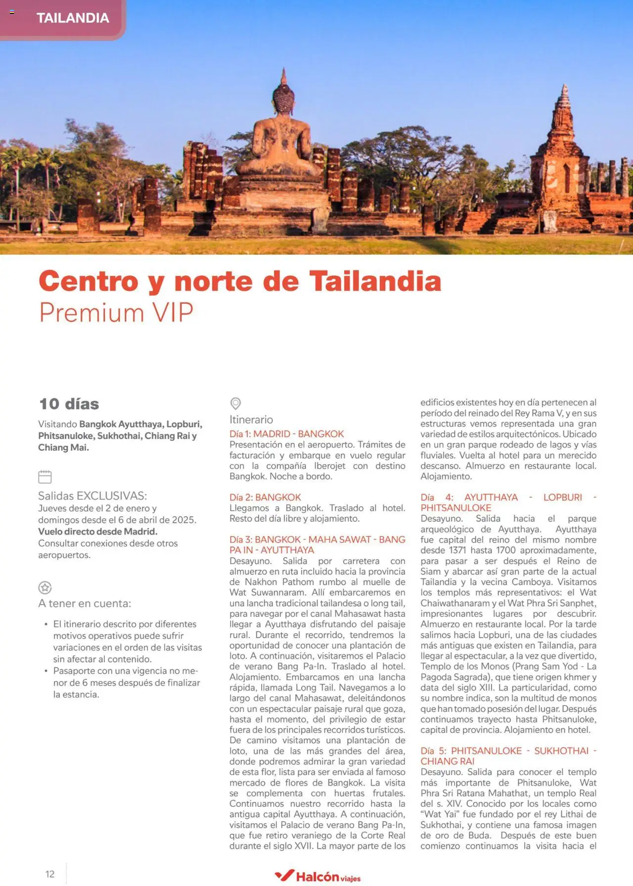 Halcón Viajes Asia 2025  │ válido desde el 15.11.2024 | Página: 12