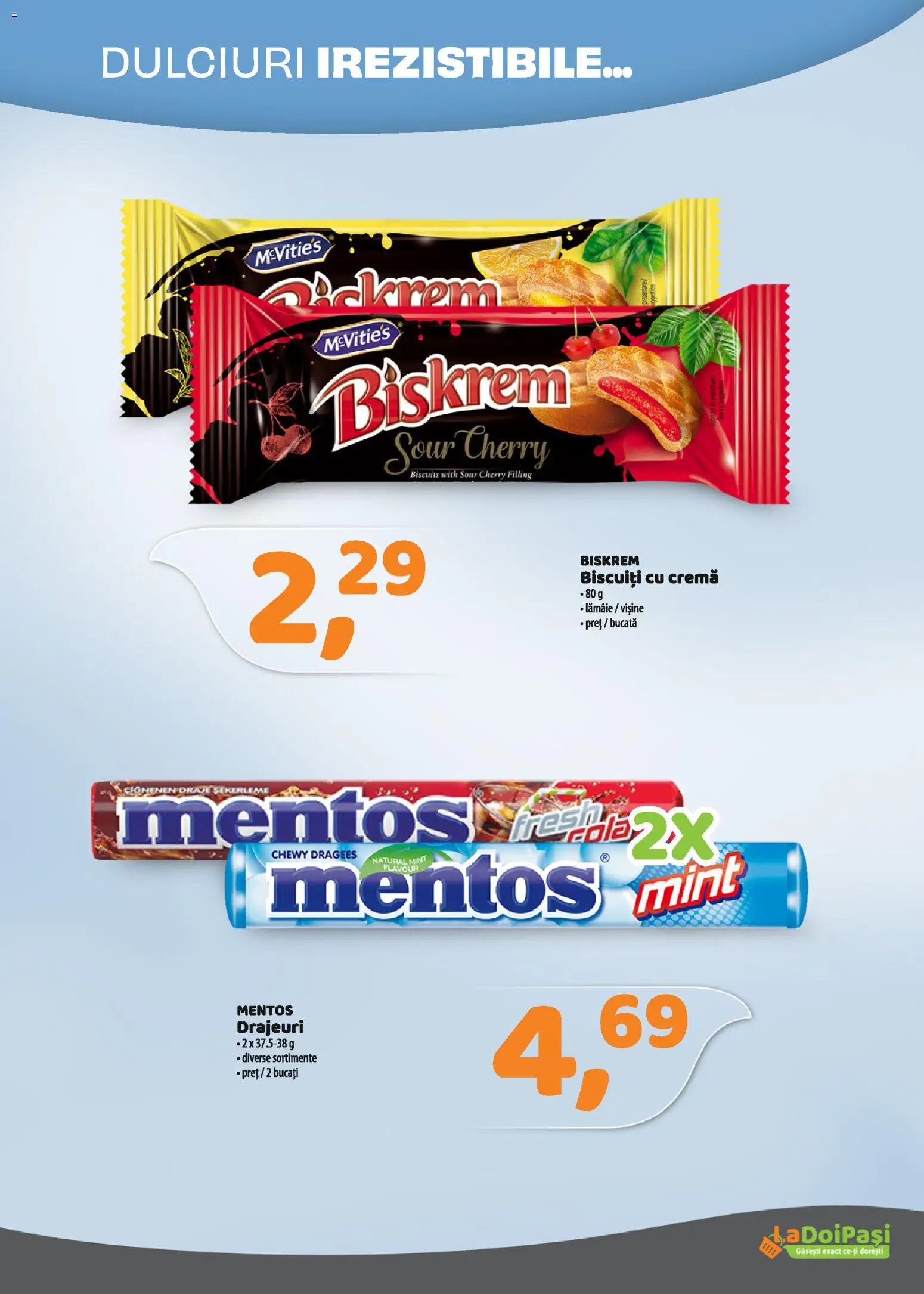 Noul catalog LaDoiPași – valabil de la 16.03.2026 | Pagină: 6 | Produse: Cremă, Biscuiți, Lămâie