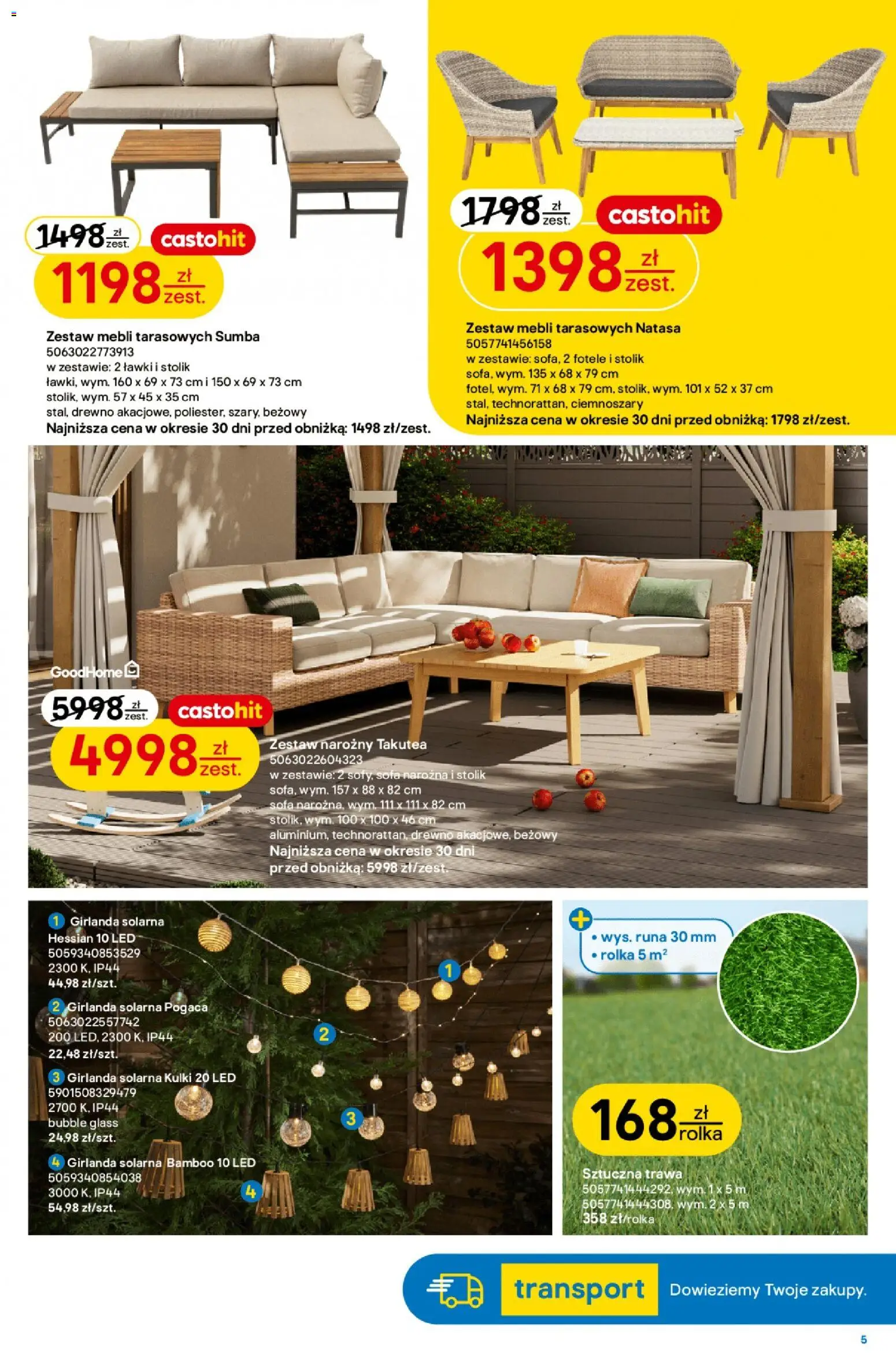 Castorama gazetka od 22.04.2026 | Strona: 5 | Produkty: Sofa