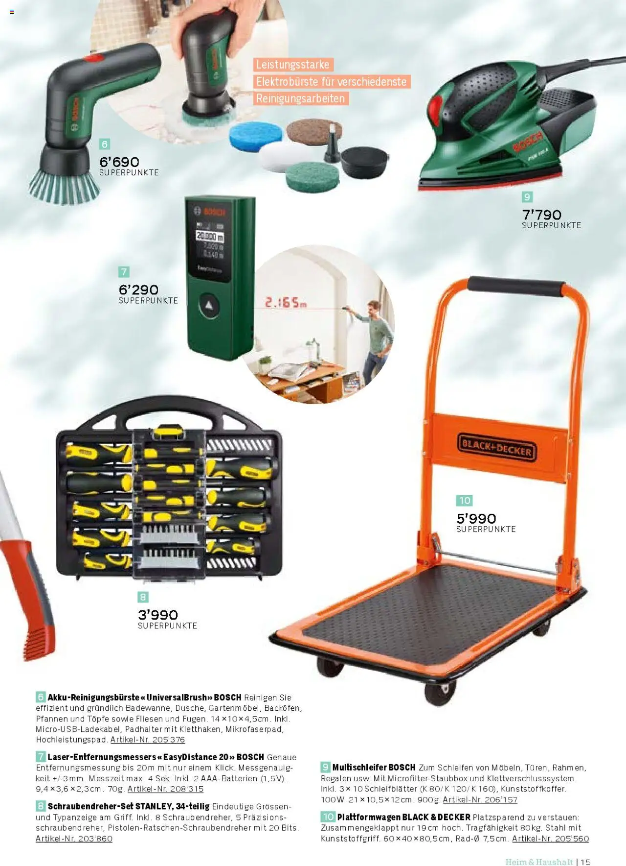 Coop Aktionen Praemien Shop ab 15.05.2025 | Seite: 15 | Produkte: Bosch