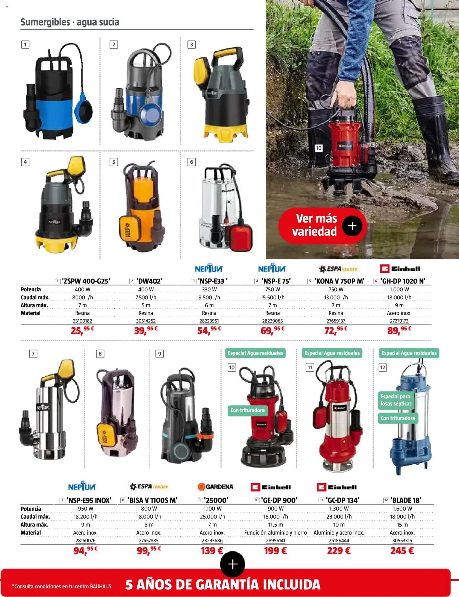 Bauhaus Jardín │ válido desde el 16.03.2026 | Página: 46 | Productos: Trituradora