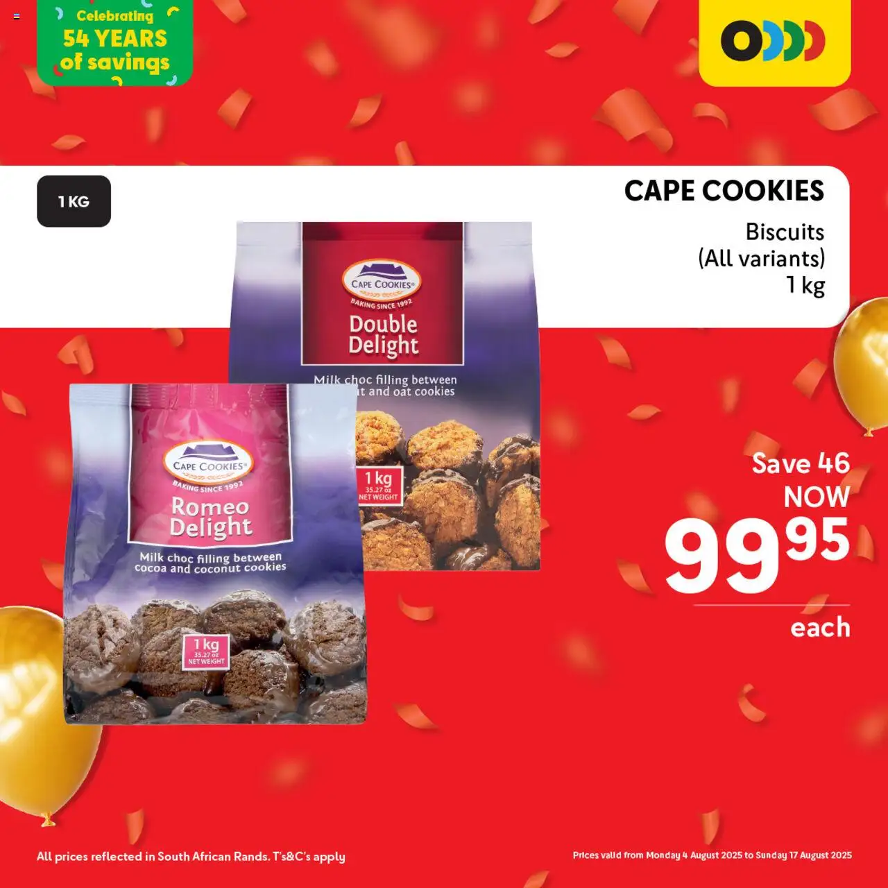 Makro Birthday Deals Sweets │ valid from 04.08.2025 | Page: 12 | Products: Milk, Biscuits, Cookies