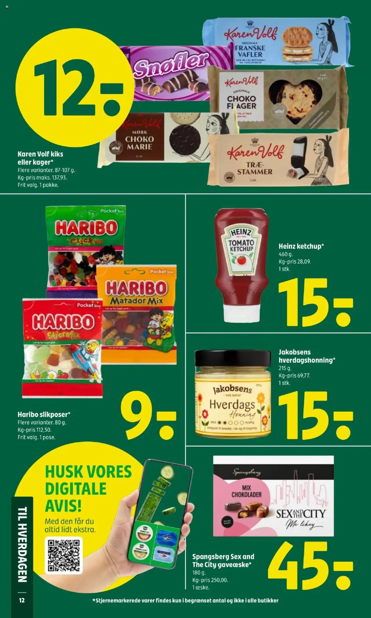 Coop 365 tilbudsavis – gyldig fra 02.10.2025 | Side: 14 | Produkter: Te, Ketchup, Vafler, Honning