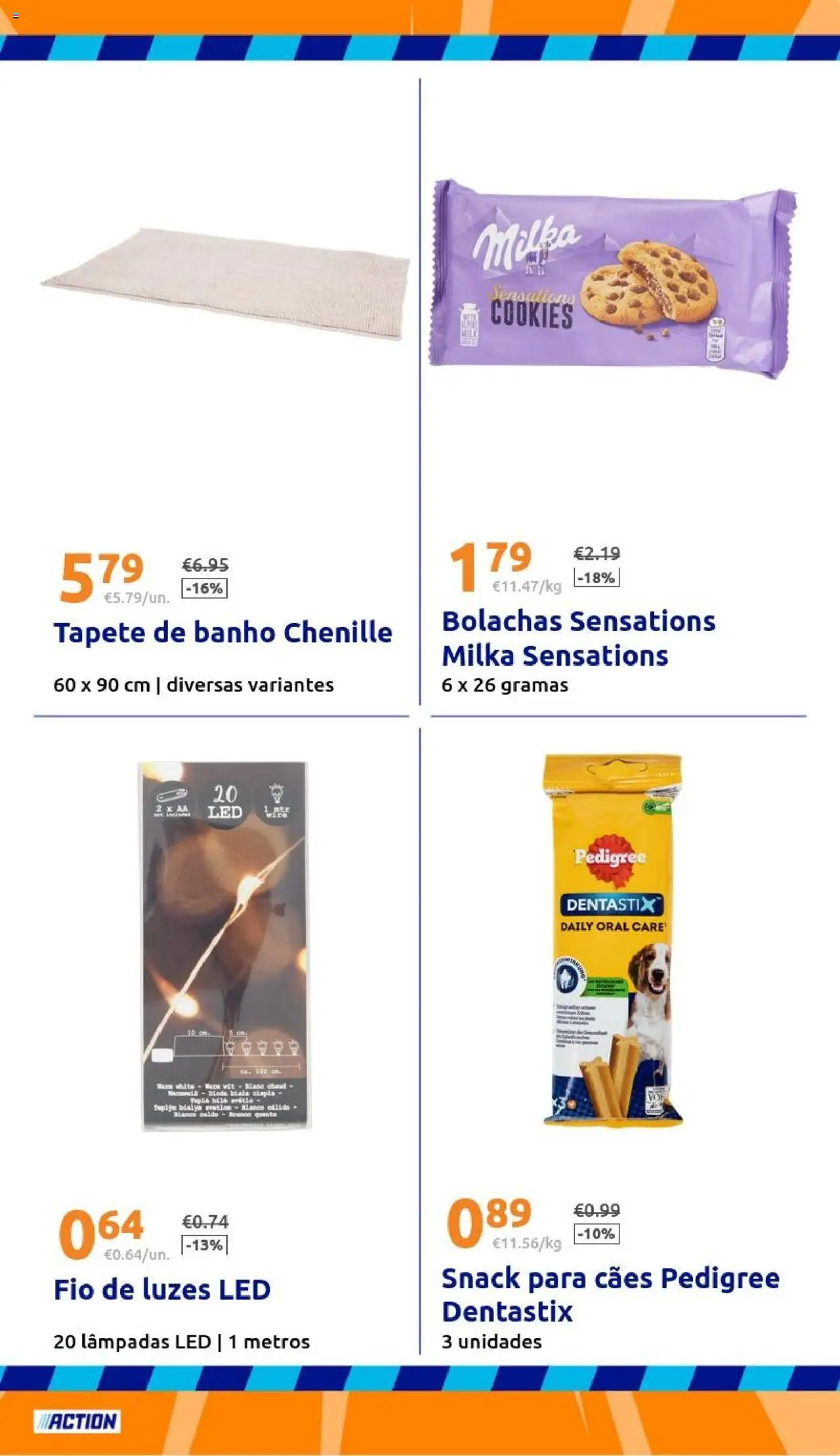 Action folheto │ válido de 01.10.2025 | Página: 21 | Produtos: Bolachas, Lâmpadas, Banho, Tapete