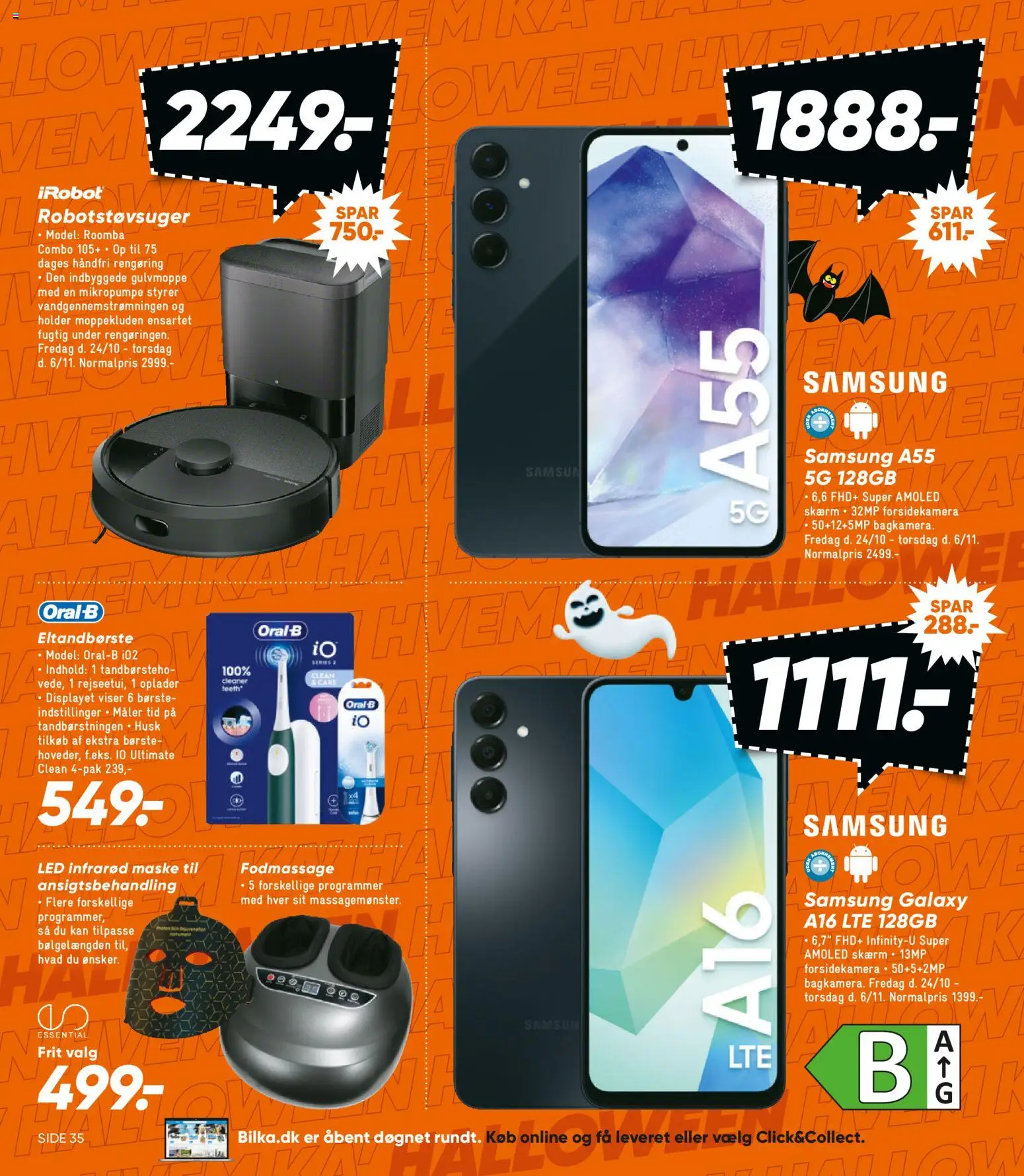 Bilka tilbudsavis – gyldig fra 24.10.2025 | Side: 29 | Produkter: Børste, Maske, Skærm, Eltandbørste