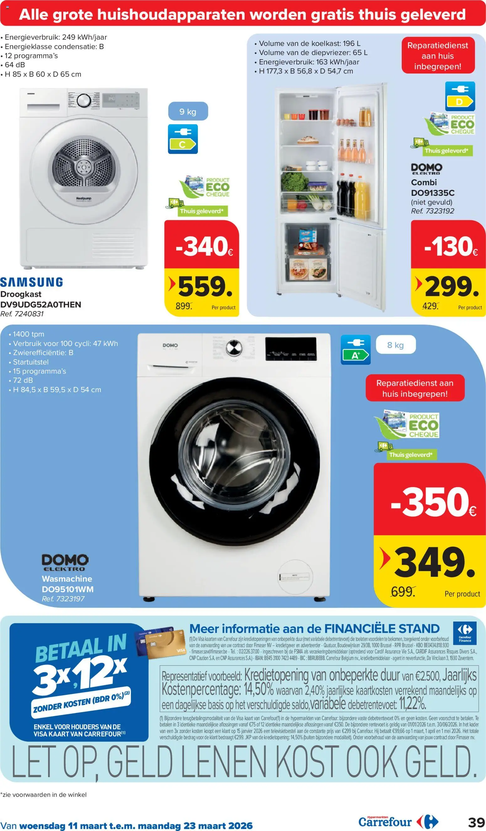 {H1} | Pagina: 39 | Producten: Koelkast, Wasmachine, Kaart