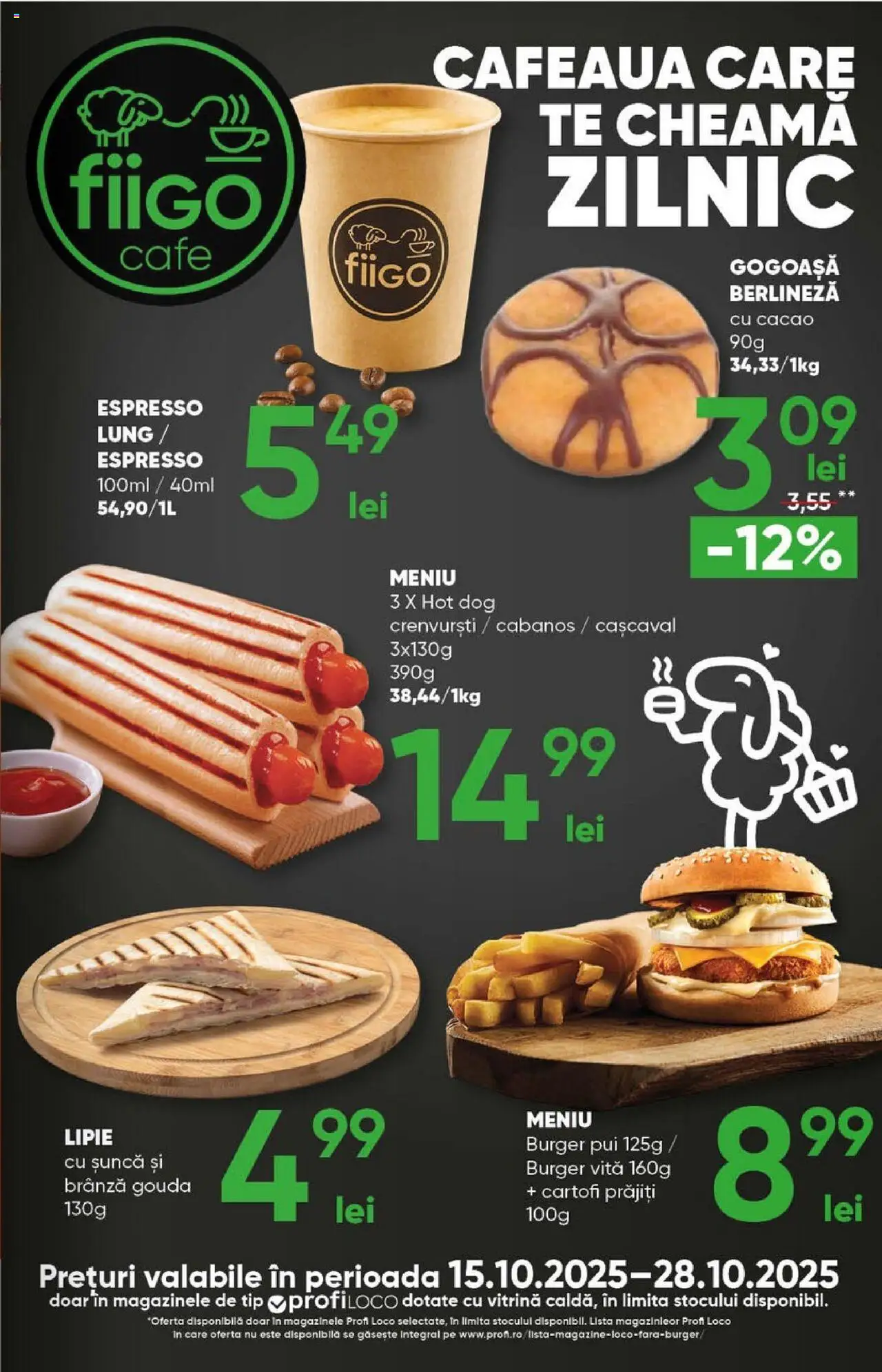 Noul catalog Profi – valabil de la 15.10.2025 | Pagină: 13 | Produse: Divan, Cașcaval, Cacao, Cartofi