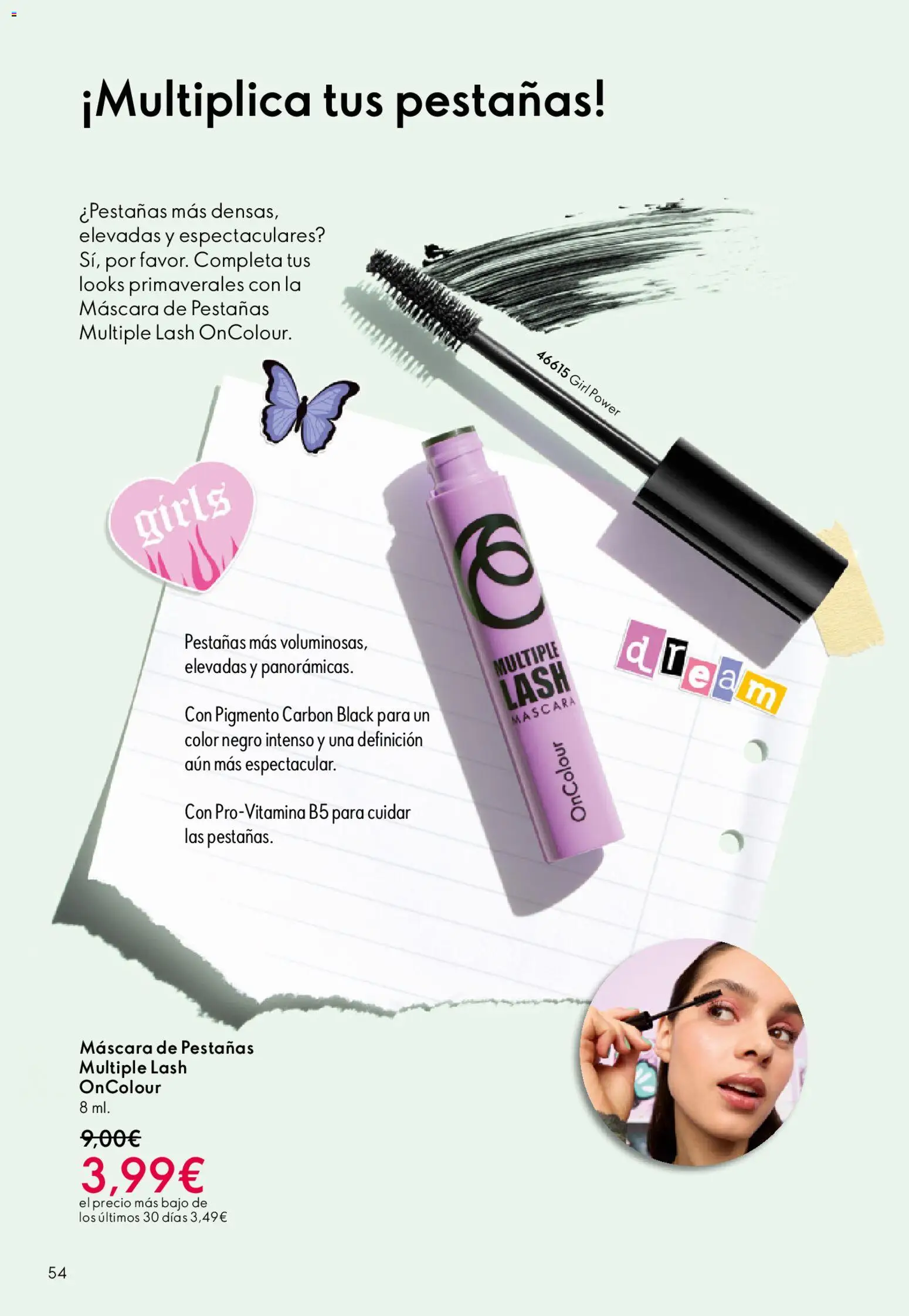 Oriflame - Catálogo Campaña 6 │ válido desde el 22.04.2026 | Página: 54 | Productos: Máscara, Máscara de pestañas