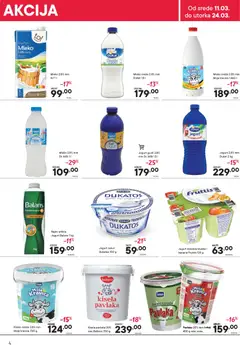 PerSu katalog  - pregled PerSu kataloga - važi od 11.03.2026 | Strana: 4 | Proizvode: Kisela pavlaka, Kiselo mleko, Mleko, Breskva