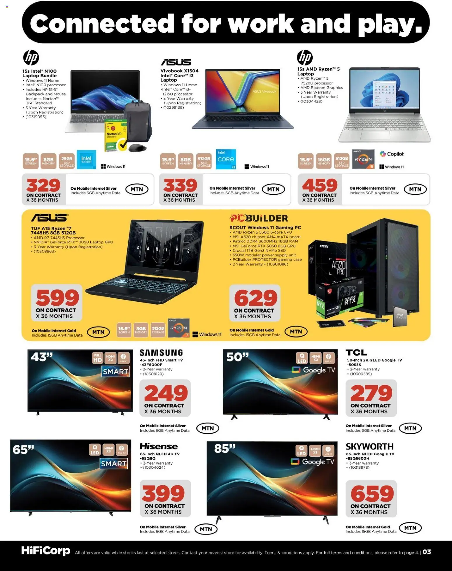 New HiFi Corp catalogue – valid from 02.02.2026 | Page: 3 | Products: Mouse, Backpack, USB, Laptop