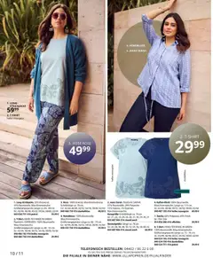 Ulla Popken Prospekt 	 - gültig ab dem 01.08.2025 | Seite: 10 | Produkte: Hemdbluse, Hose, Strickjacke, Jeans
