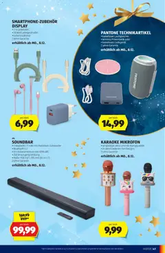 Hofer Weihnachtskatalog ab 05.11.2025 gültig | Seite: 41 | Produkte: Kopfhörer, Kabel, Mikrofon