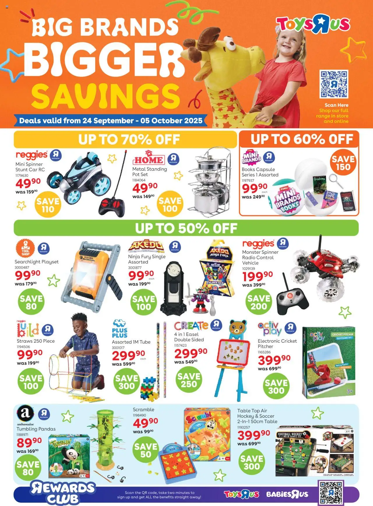 New Toys R Us catalogue – valid from 24.09.2025 | Page: 1 | Products: Radio, Player, Playset, Table