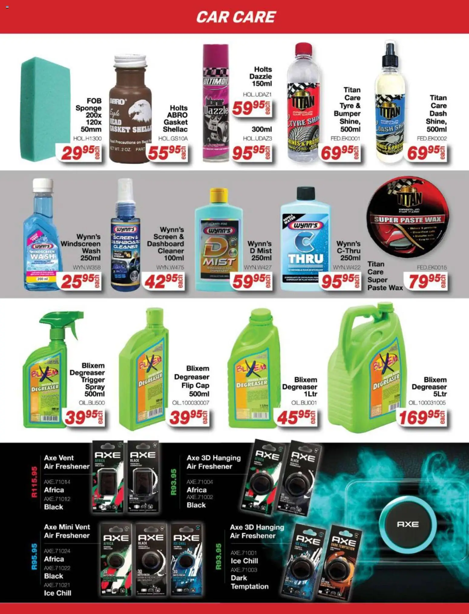 New AutoZone catalogue – valid from 24.11.2025 | Page: 32 | Products: Cap, Air freshener, Wax, Degreaser