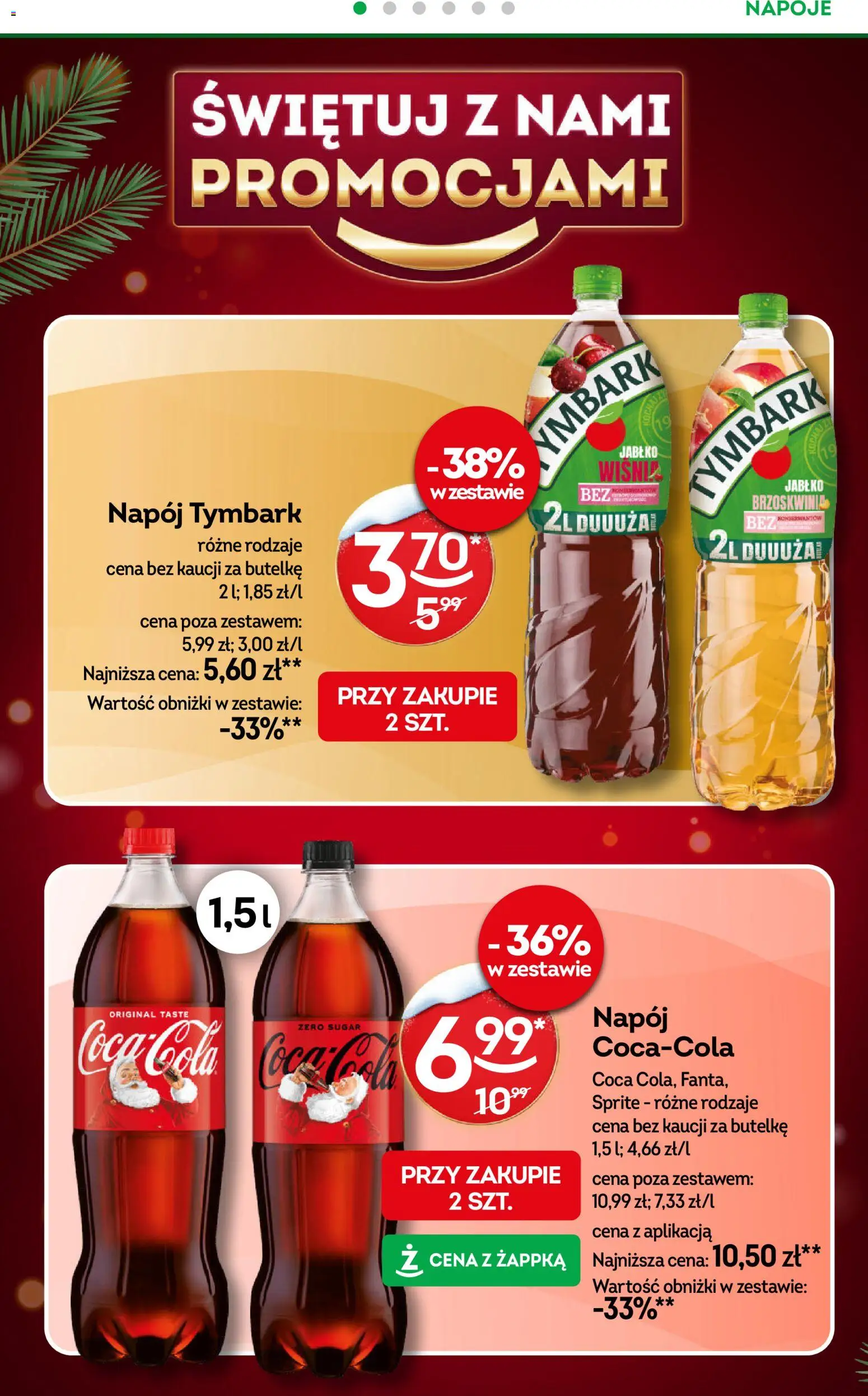 Żabka Gazetka od 17.12.2025 | Strona: 18 | Produkty: Brzoskwinia, Napoje, Sprite