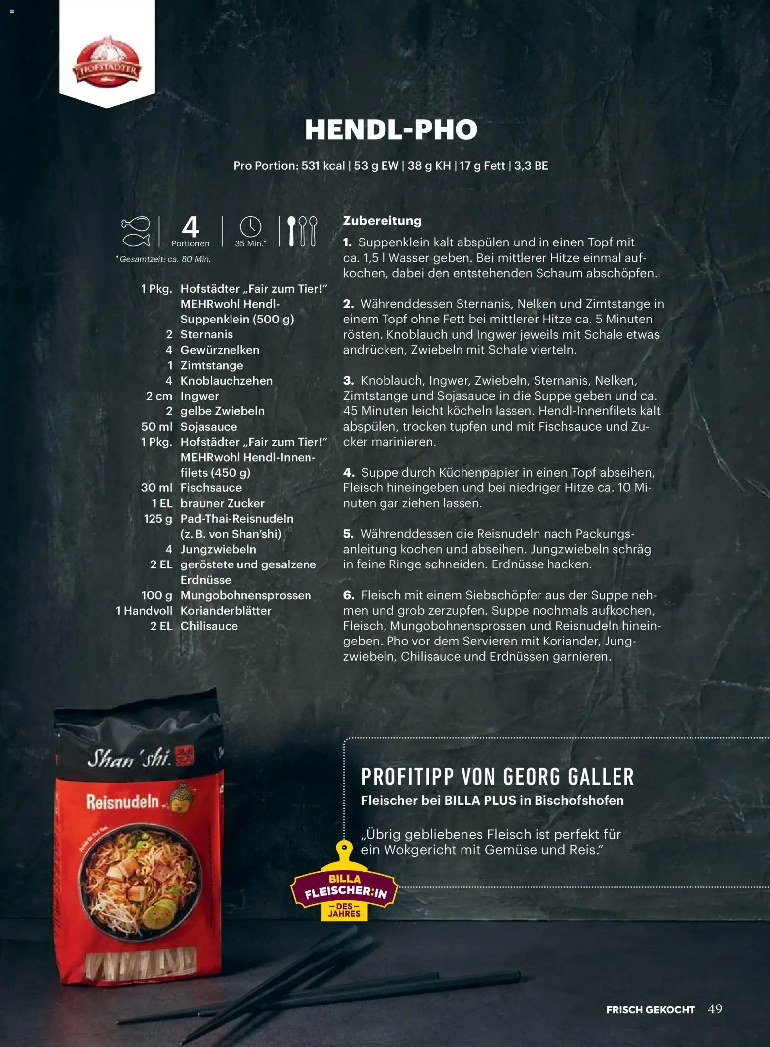 Billa  Frisch Gekocht gültig ab 01.11.2025 | Seite: 45 | Produkte: Zwiebeln, Wasser, Gemüse, Папионка