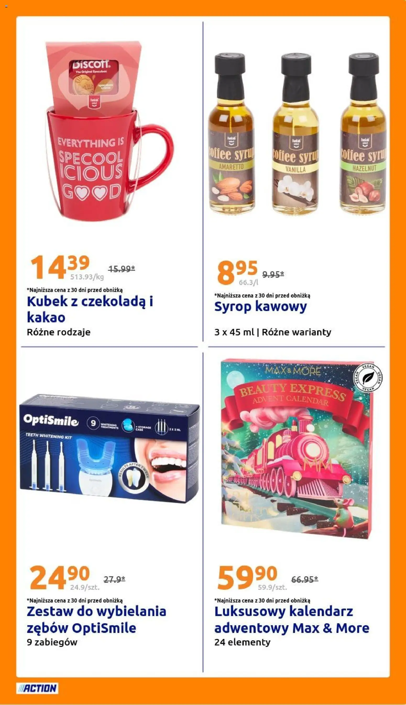 Action Gazetka od 22.10.2025 | Strona: 27 | Produkty: Syrop, Kakao, Czekolada, Amaretto