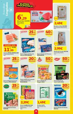Pré-visualização Minipreço folheto válido de 09.10.2025 | Página: 8 | Produtos: Lulas, Polvo, Salmão, Tamboril