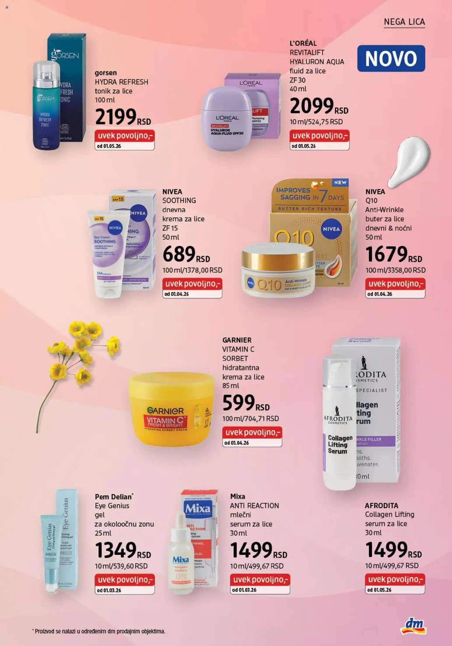 DM Drogerie katalog - važi od 01.05.2026 | Strana: 13 | Proizvode: Garnier, Nivea, Krema, Tonik