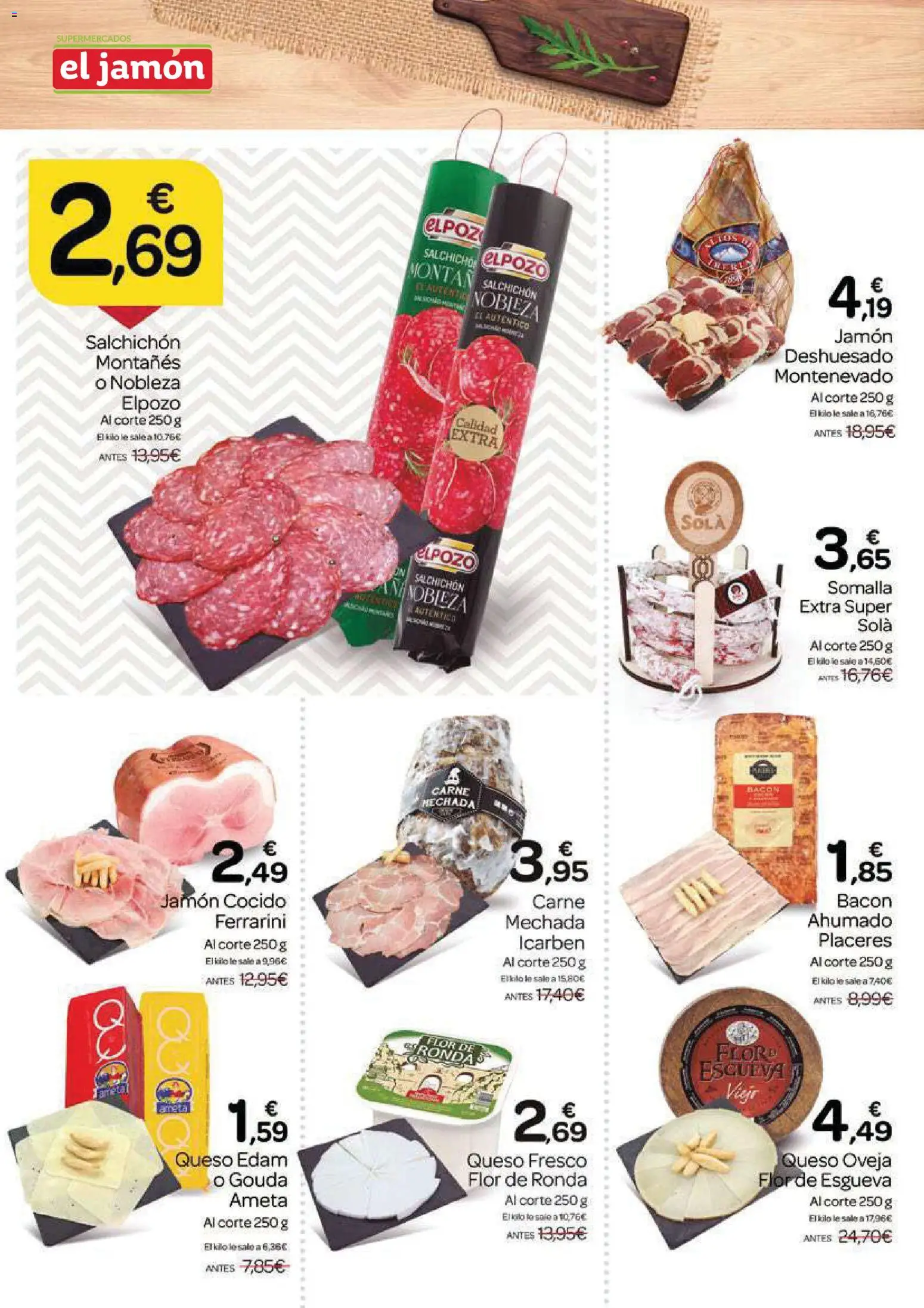 Supermercados El Jamón folleto │ válido desde el 29.01.2026 | Página: 14 | Productos: Queso, Jamón, Jamón cocido, Queso fresco
