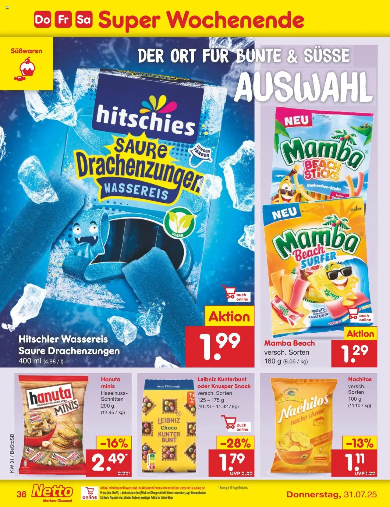 Netto Marken-Discount Prospekt 	 - gültig ab dem 28.07.2025 | Seite: 58 | Produkte: Chips