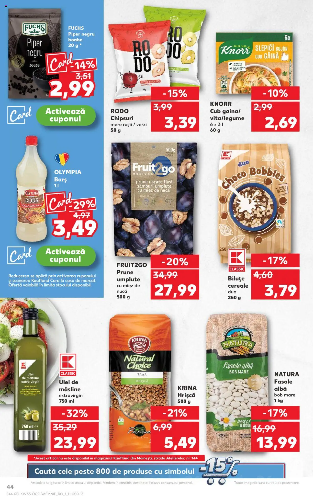 Kaufland RO akciós ujság - amely érvényes a következő dátumtól: 27.08.2025 | Oldal: 44 | Termékek: Bors