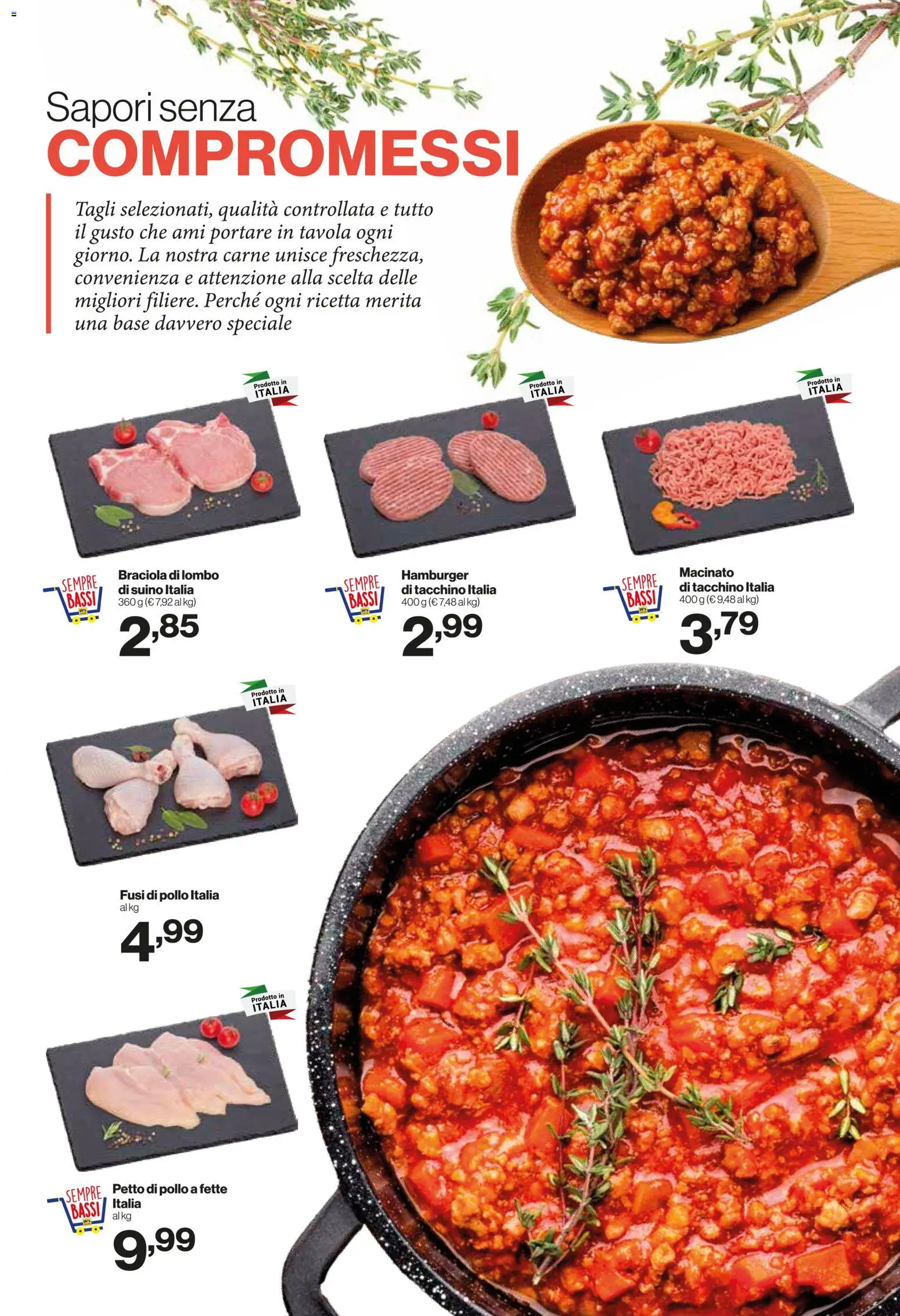 Volantino IN's del 11.03.2026 | Pagina: 9 | Prodotti: Petto di Pollo, Pollo, Tacchino, Macinato