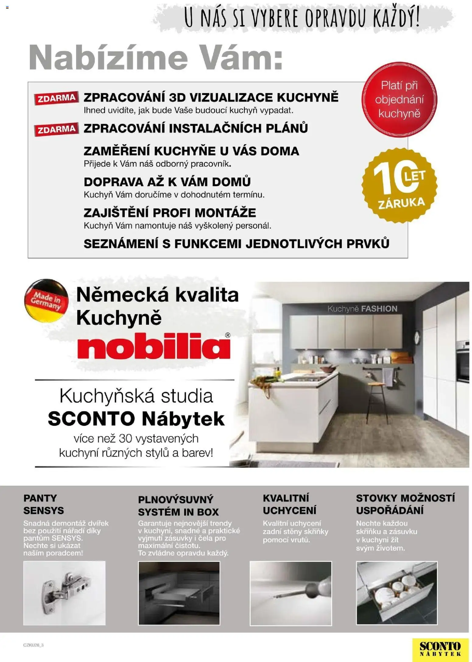 Sconto nábytek katalog - Kuchyně na míru od 06.01.2026 | Strana: 3 | Produkty: Box, Nábytek, Nářadí, Kuchyně