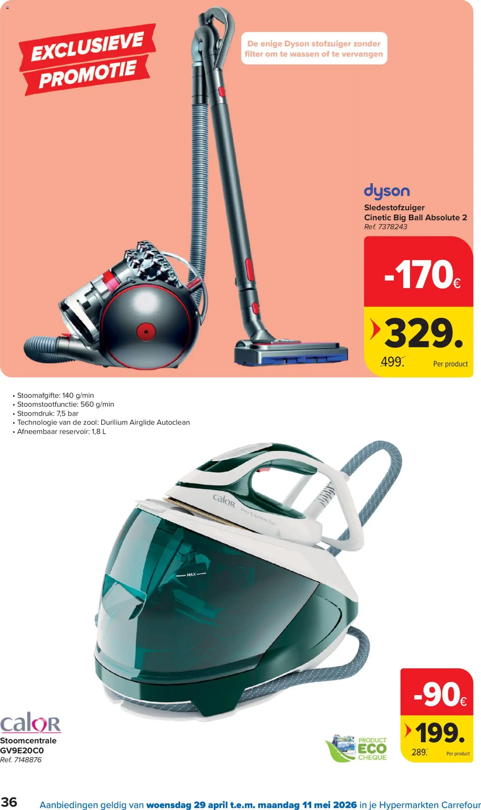 {H1} | Pagina: 36 | Producten: Stofzuiger