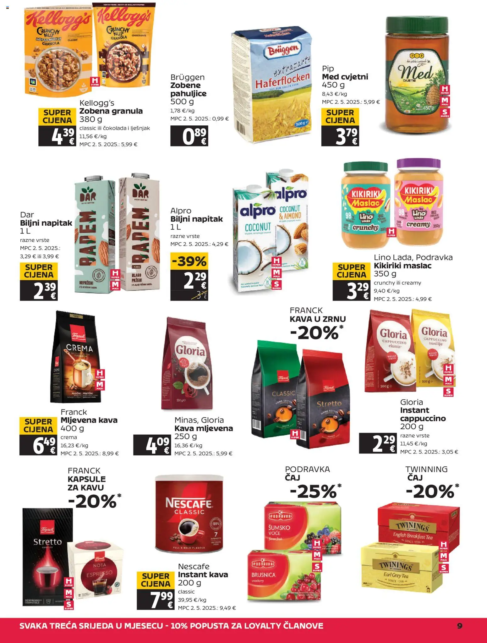 Tommy katalog | vrijedi od 11.12.2025 | Stranica: 9 | Proizvodi: Podravka, Pahuljice, Voće, Brusnica