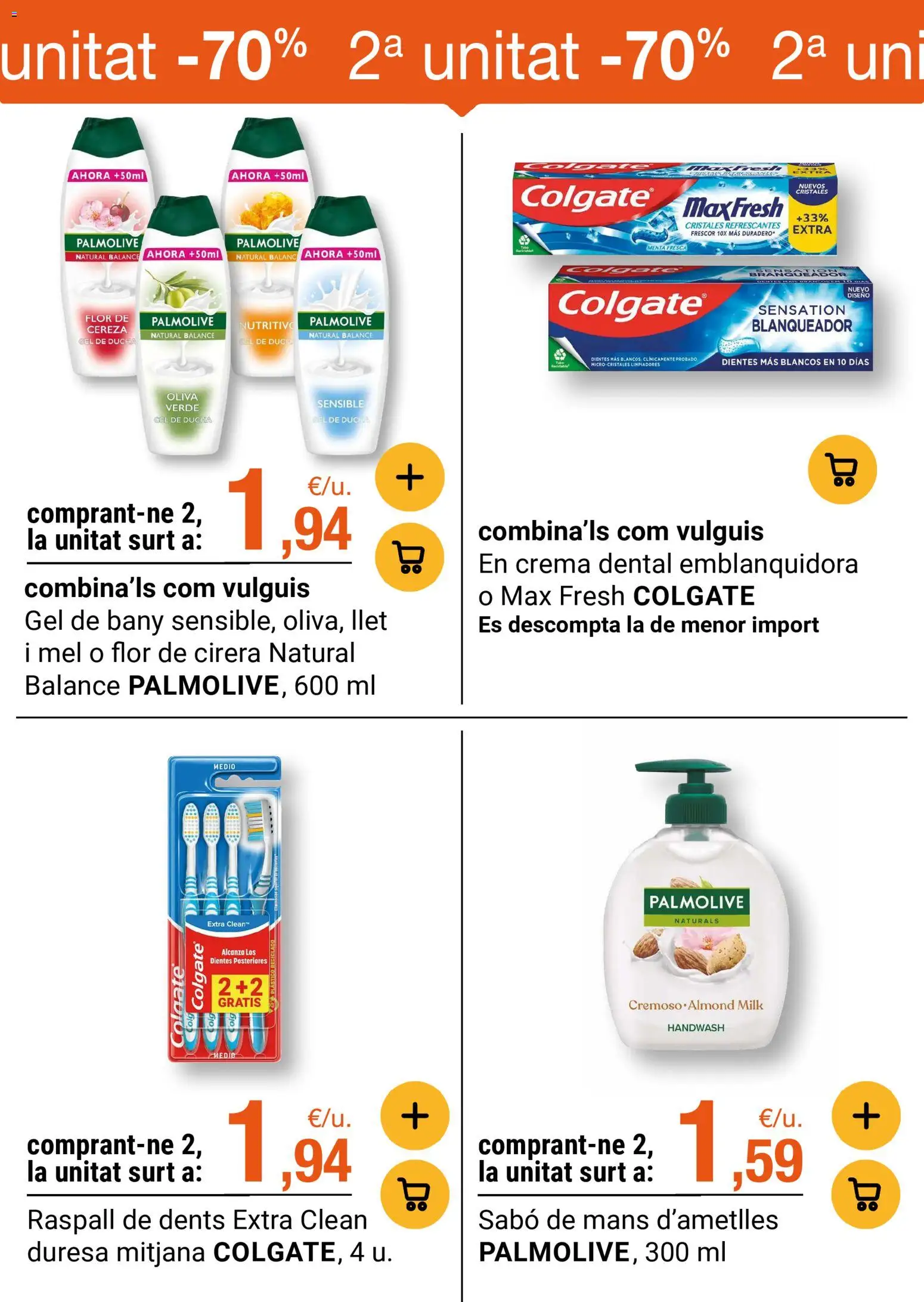 Bonpreu folleto │ válido desde el 21.04.2026 | Página: 26 | Productos: Gel de ducha, Crema, Ducha