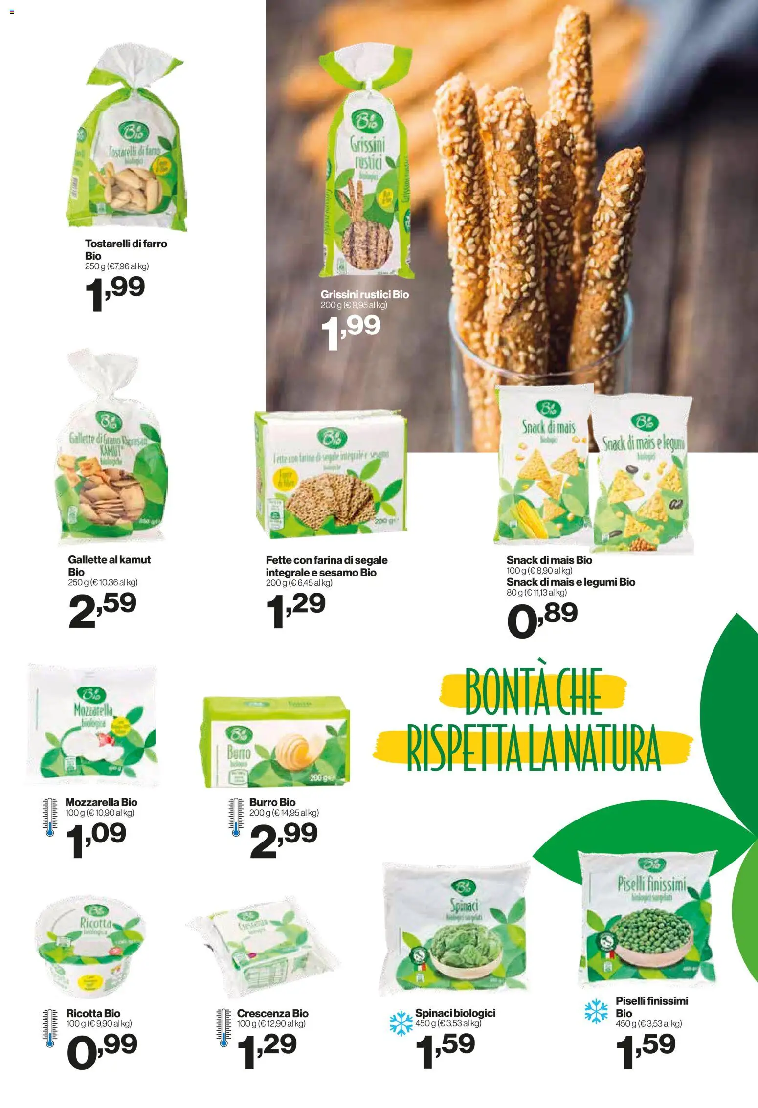 Volantino IN's del 08.04.2026 | Pagina: 13 | Prodotti: Gallette, Mais, Crescenza, Farro