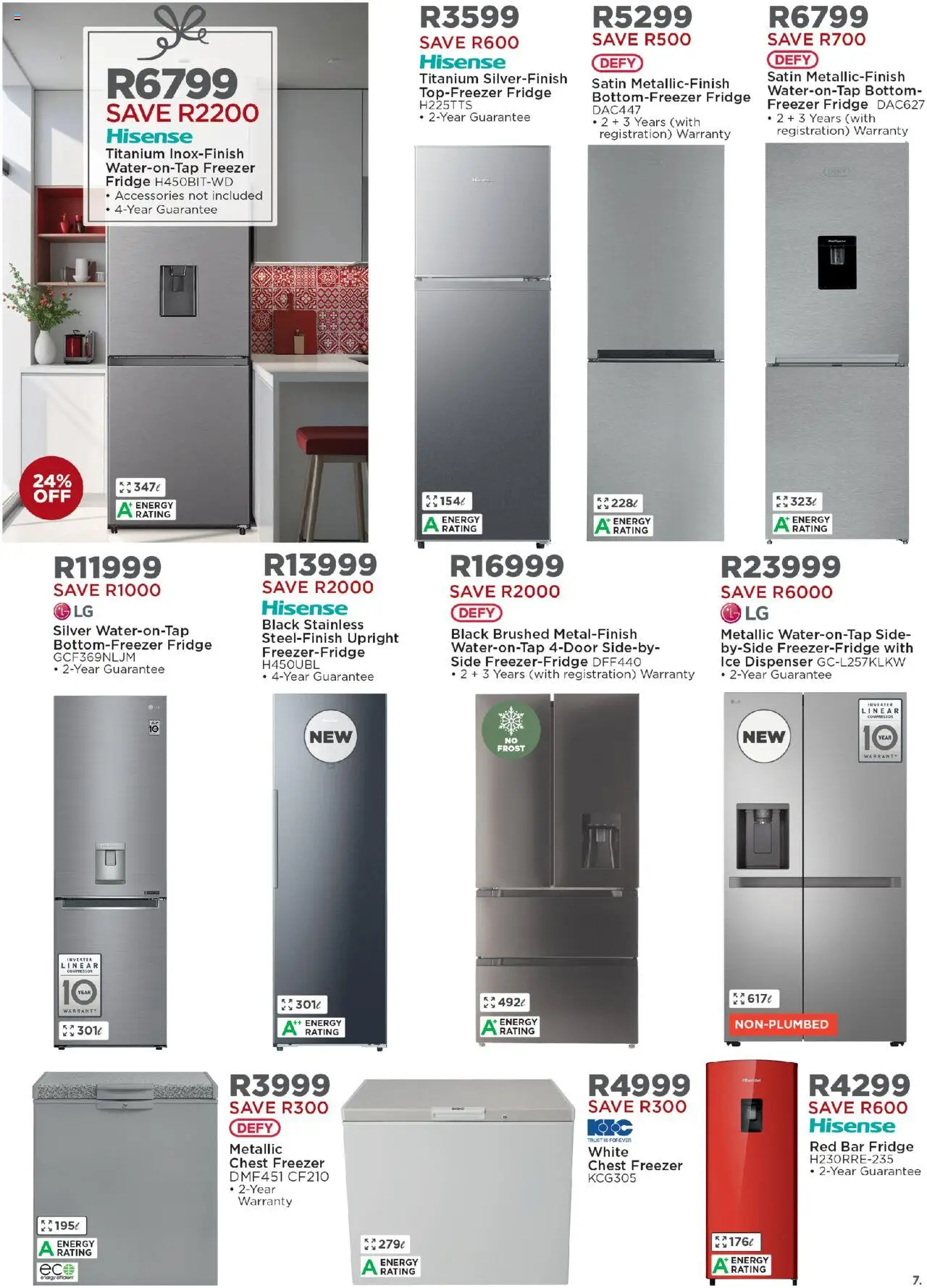 New House and Home catalogue – valid from 20.10.2025 | Page: 7 | Products: Freezer, Compressor, Fridge, Chest freezer
