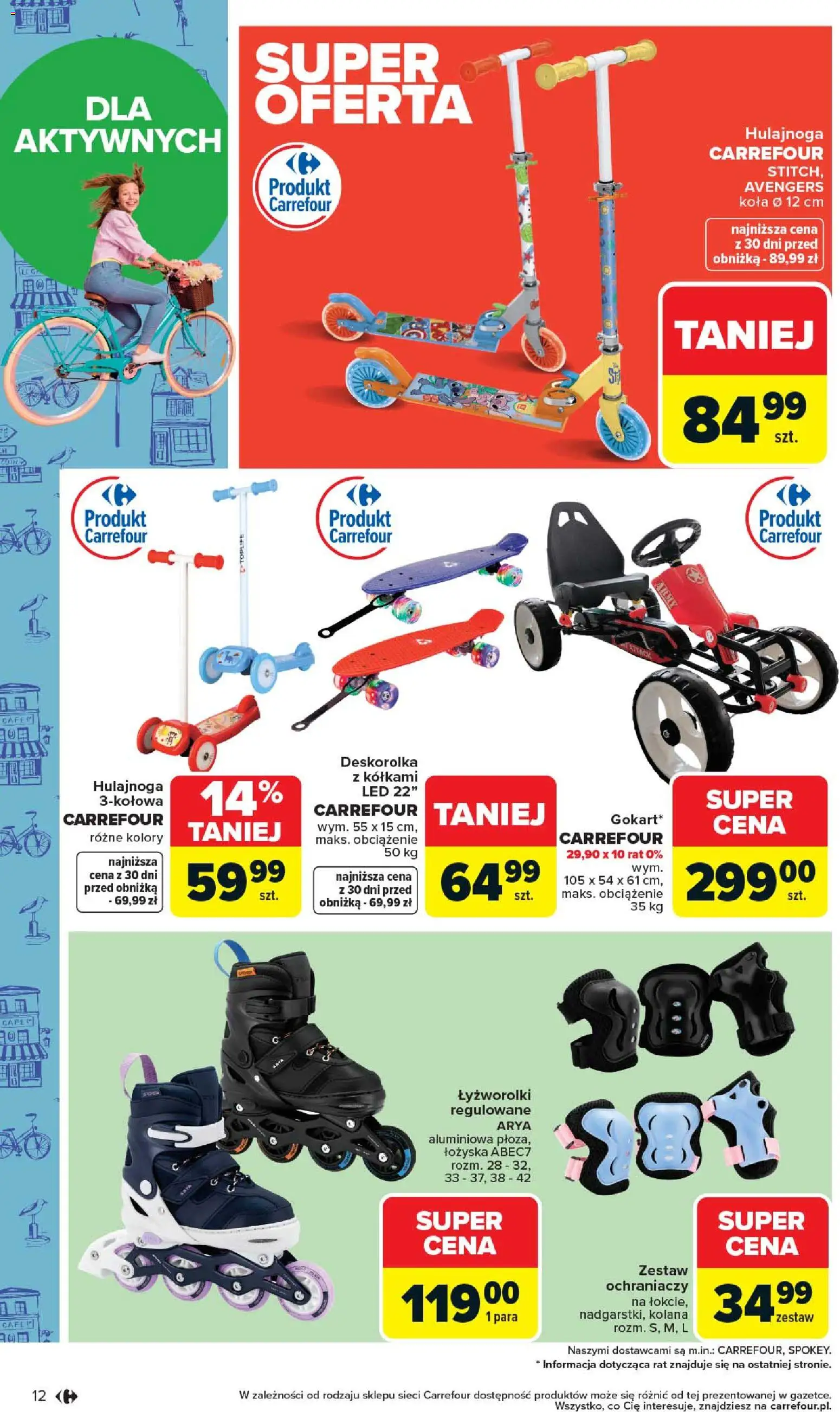 Carrefour gazetka - Łap super okazje od 27.04.2026 | Strona: 12 | Produkty: Deskorolka