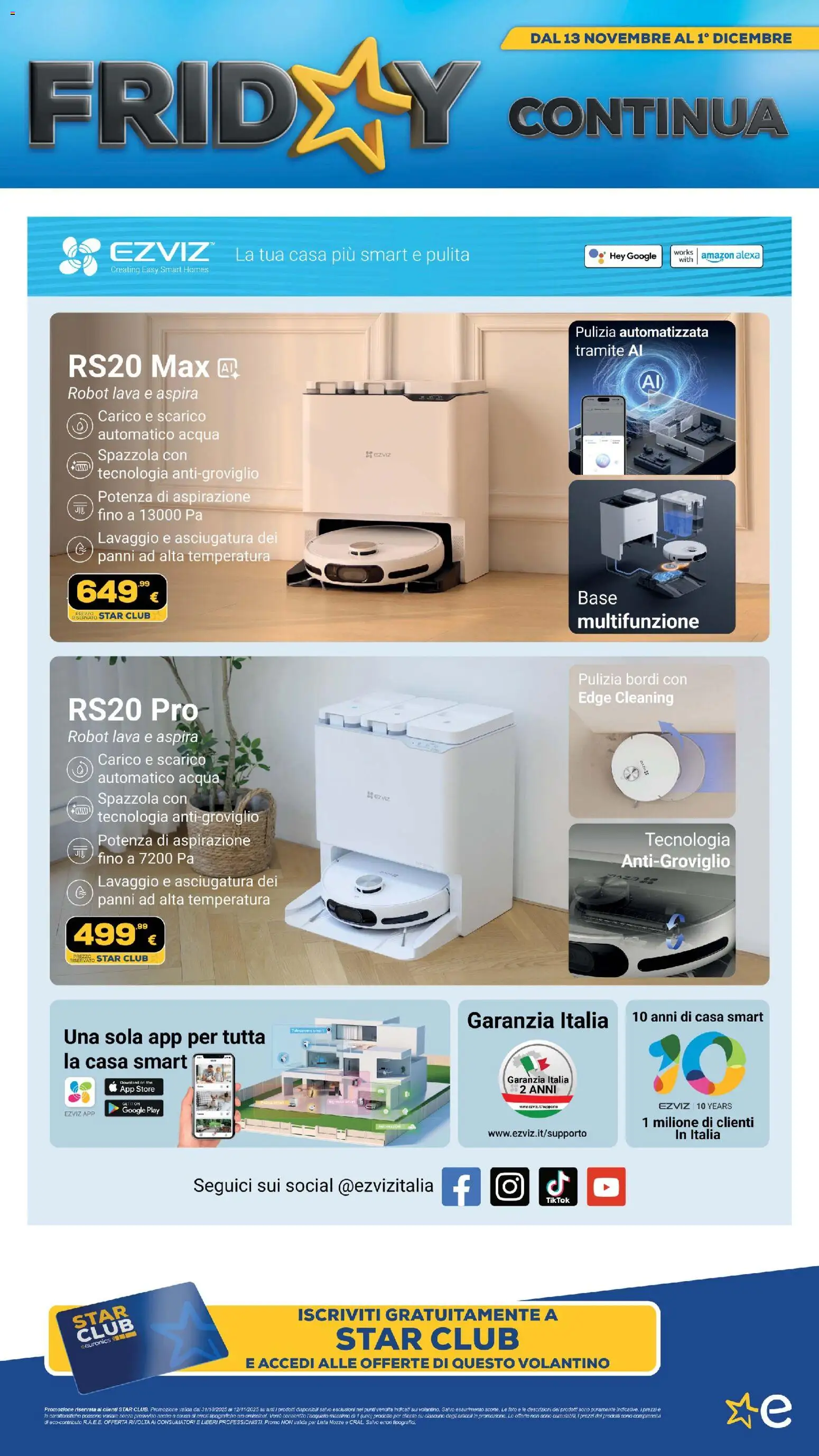 Volantino Euronics del 13.11.2025 | Pagina: 354 | Prodotti: Spazzola, Acqua, The, Robot