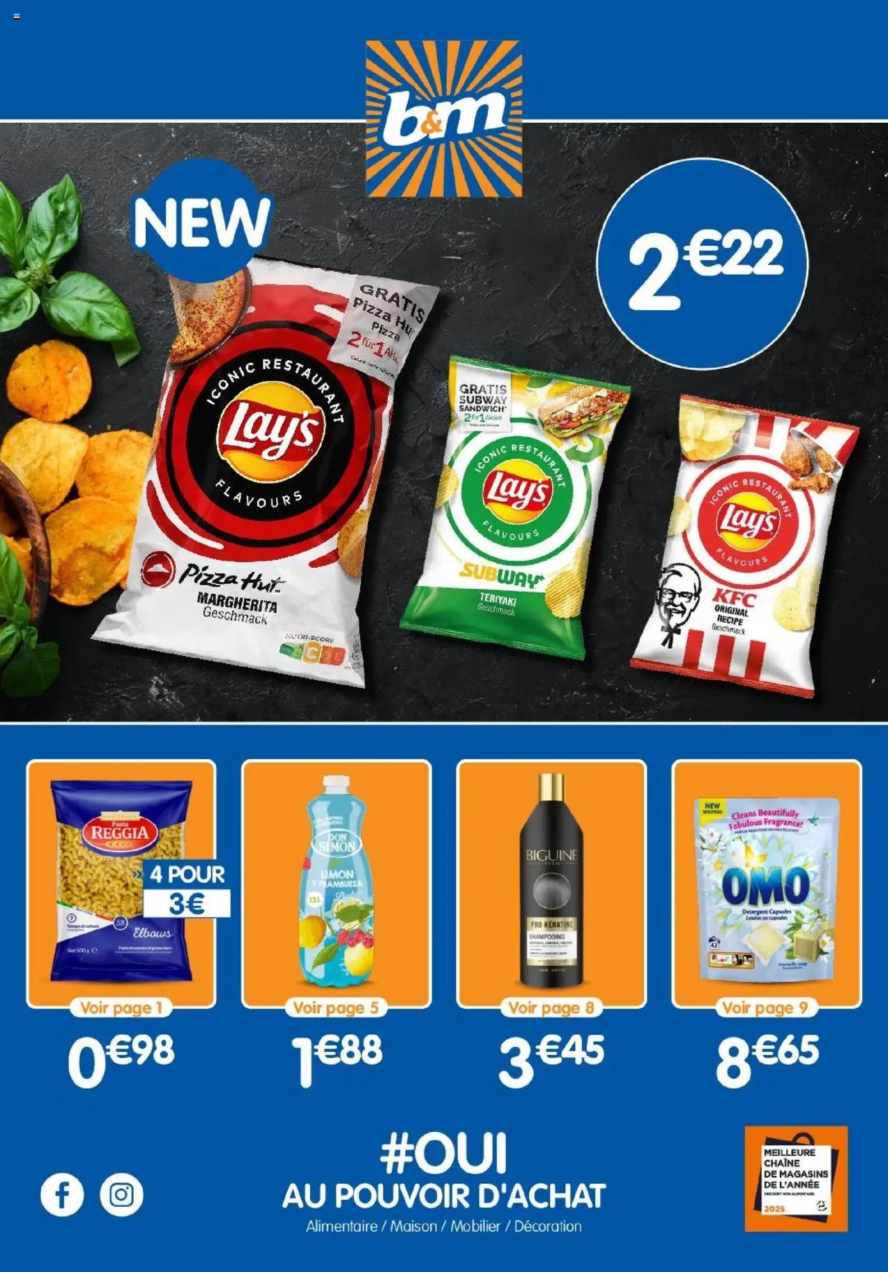  | Page: 1 | Produits: Shampooing, Détergent, Lessive, Pizza