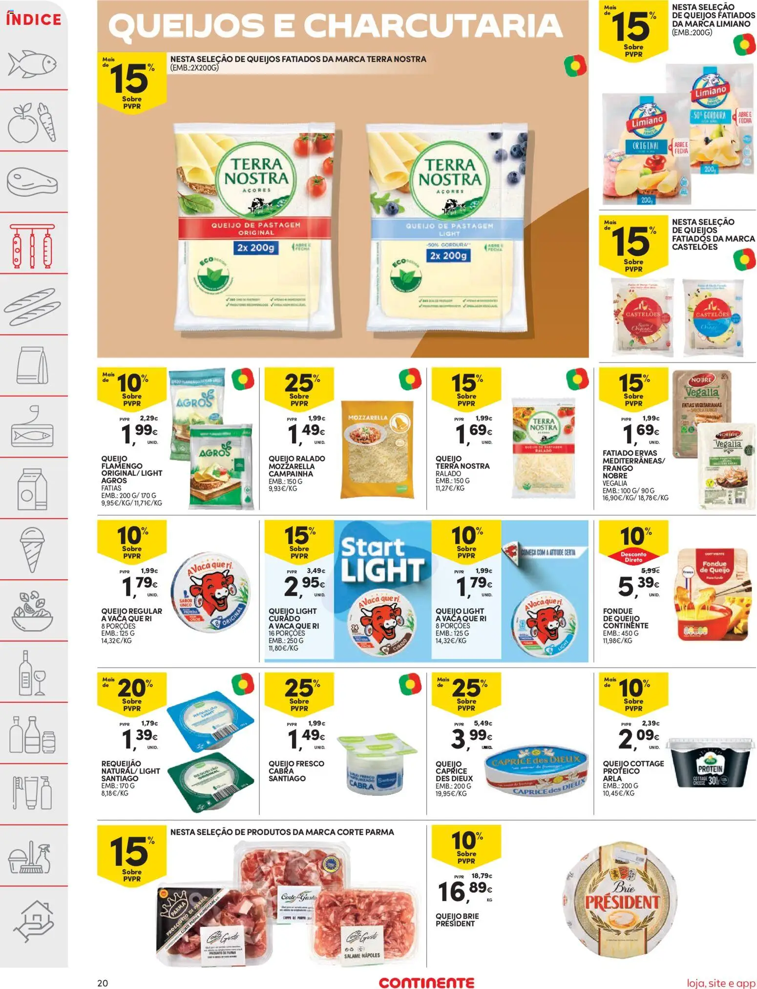 Continente folheto │ válido de 03.03.2026 | Página: 20 | Produtos: Frango, Campainha, Queijo, Requeijão