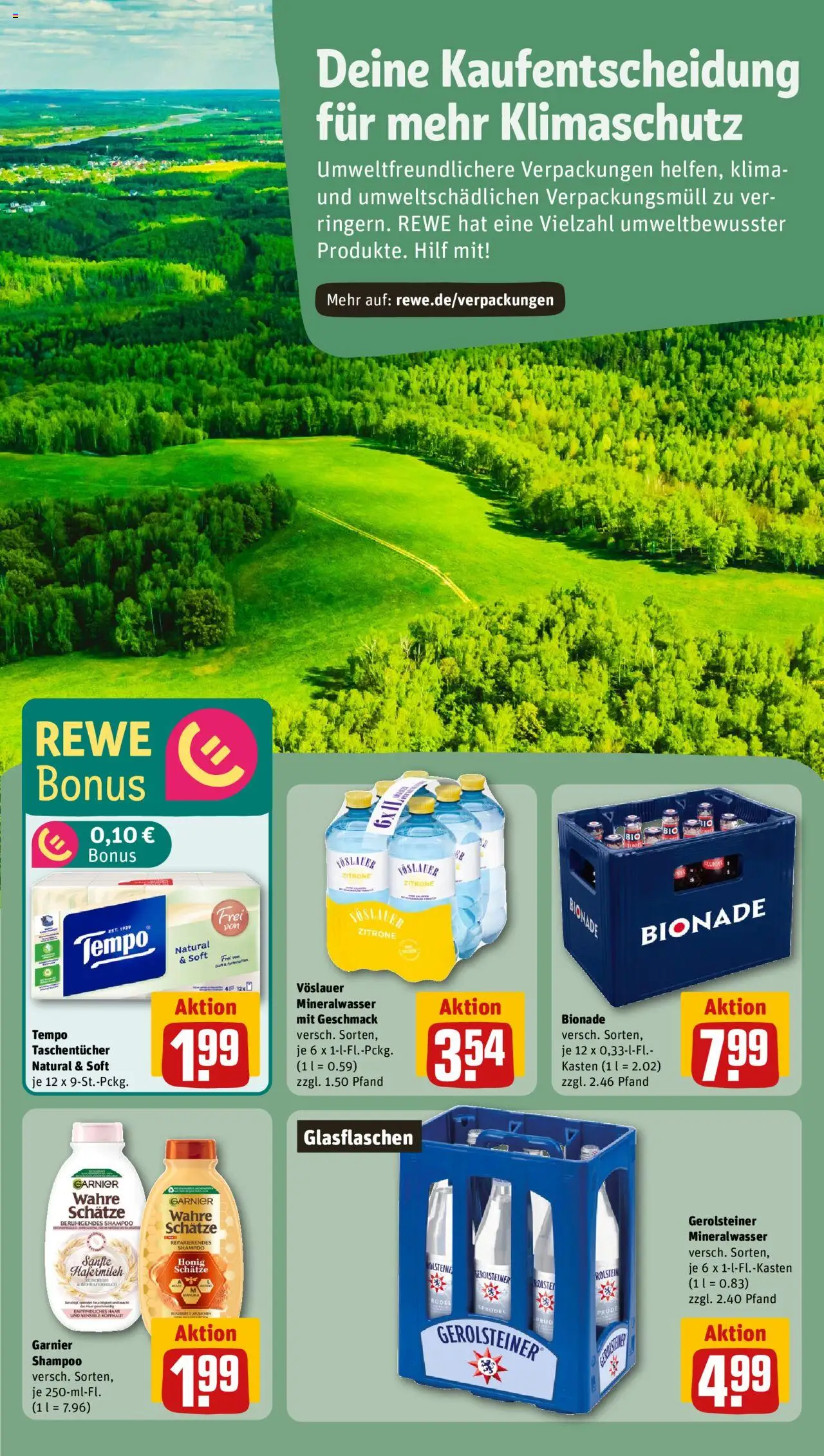 Rewe ihr Kaufpark Prospekt 	 - gültig ab dem 28.07.2025 | Seite: 27 | Produkte: Duft, Bionade, Mineralwasser, Tempo