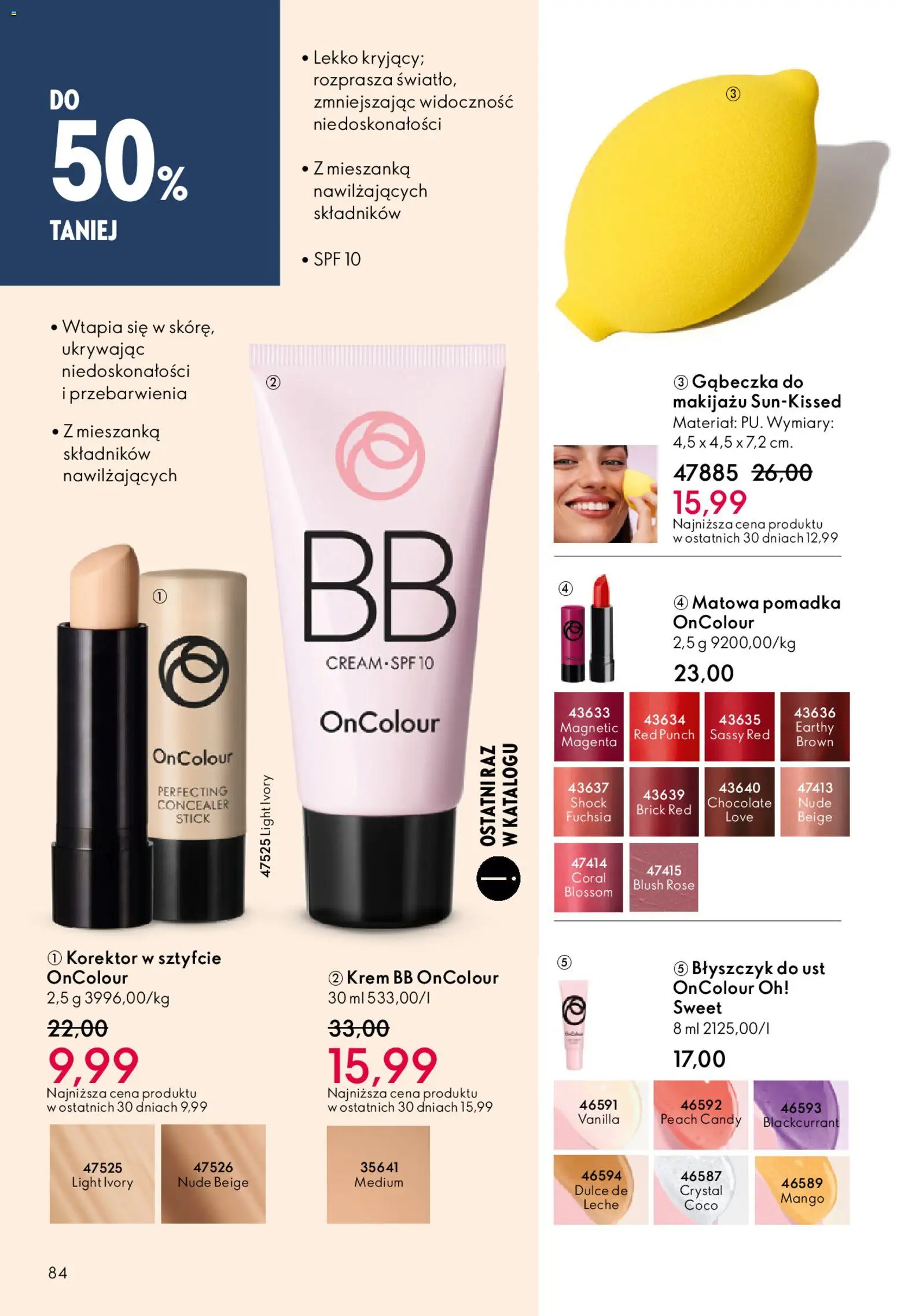 Oriflame Katalog 17 2025 od 03.12.2025 | Strona: 84 | Produkty: Mango, Magnetic, Błyszczyk, Krem
