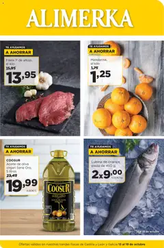 Vista previa Alimerka folleto Castilla y León válido desde el 13.10.2025