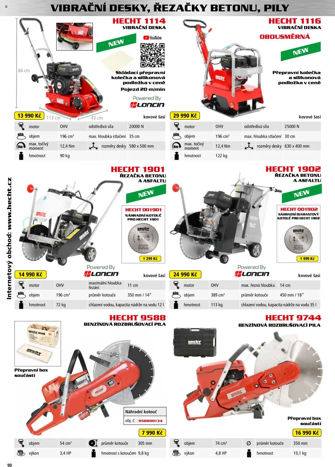 Hecht katalog - Jaro-léto 2025 od 22.04.2025 | Strana: 90 | Produkty: Box, Hecht, Řezačka, Pila