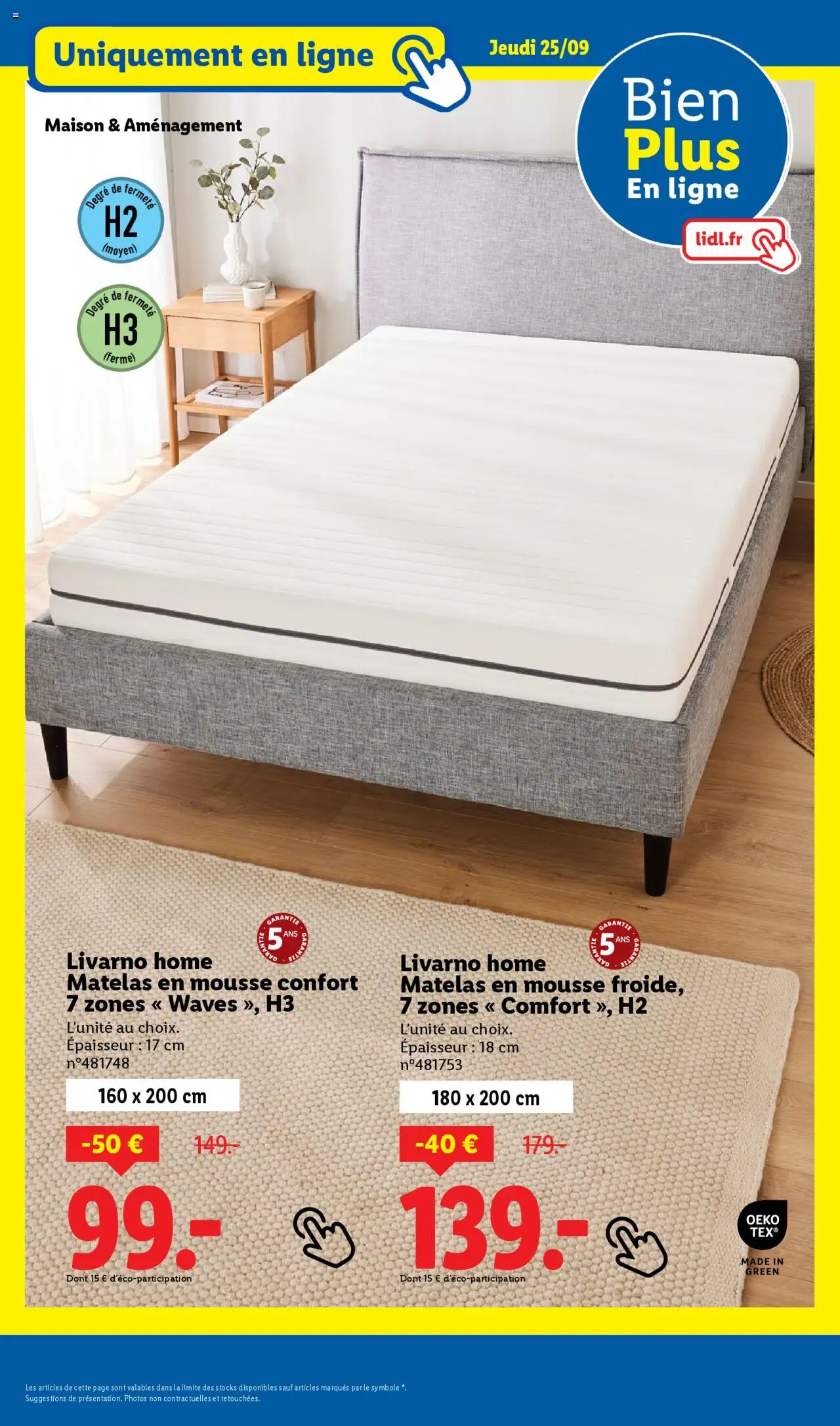  | Page: 3 | Produits: Mousse, Matelas
