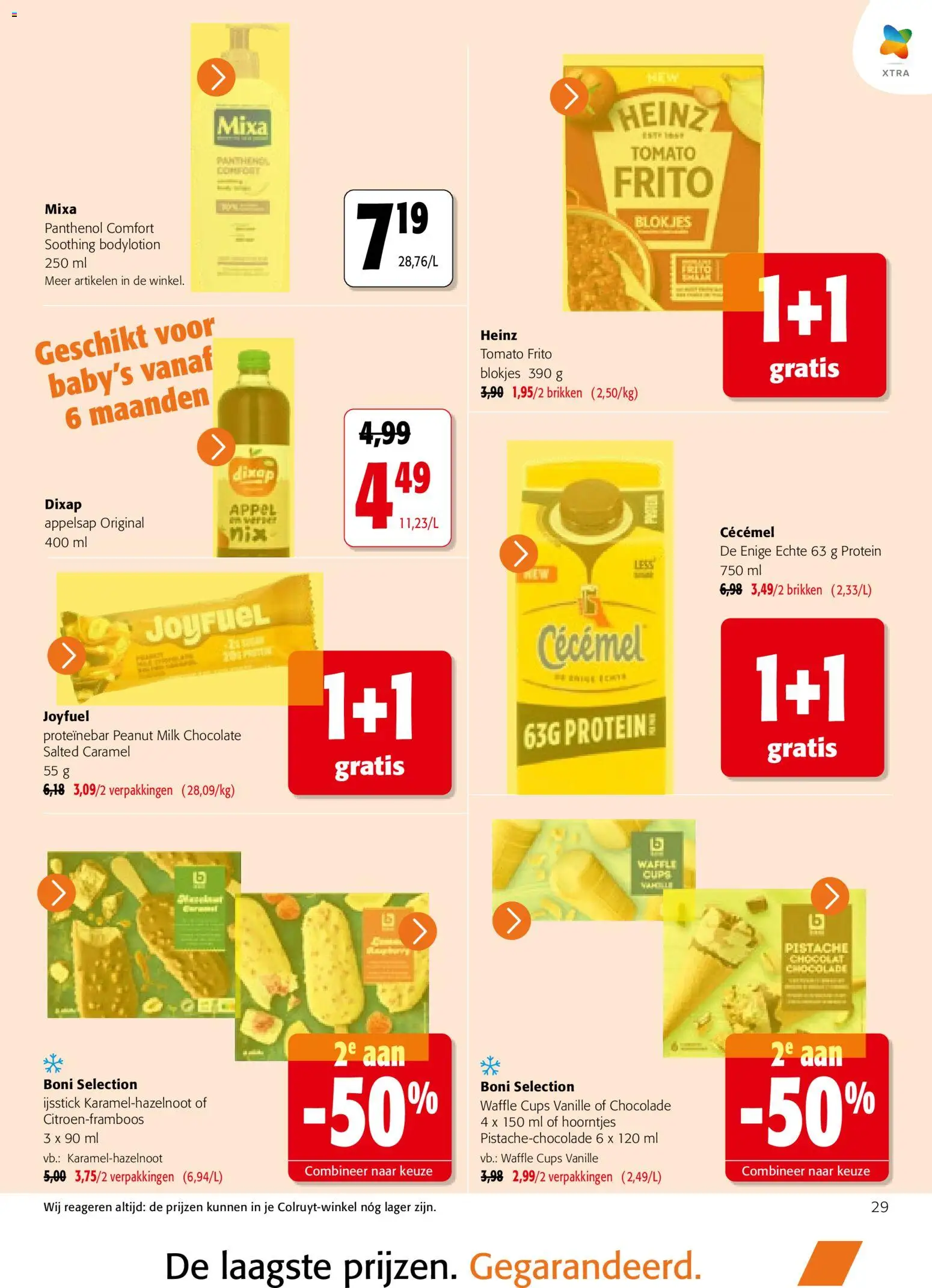 {H1} | Pagina: 29 | Producten: Appel, Gyömbérsör, Chocolade