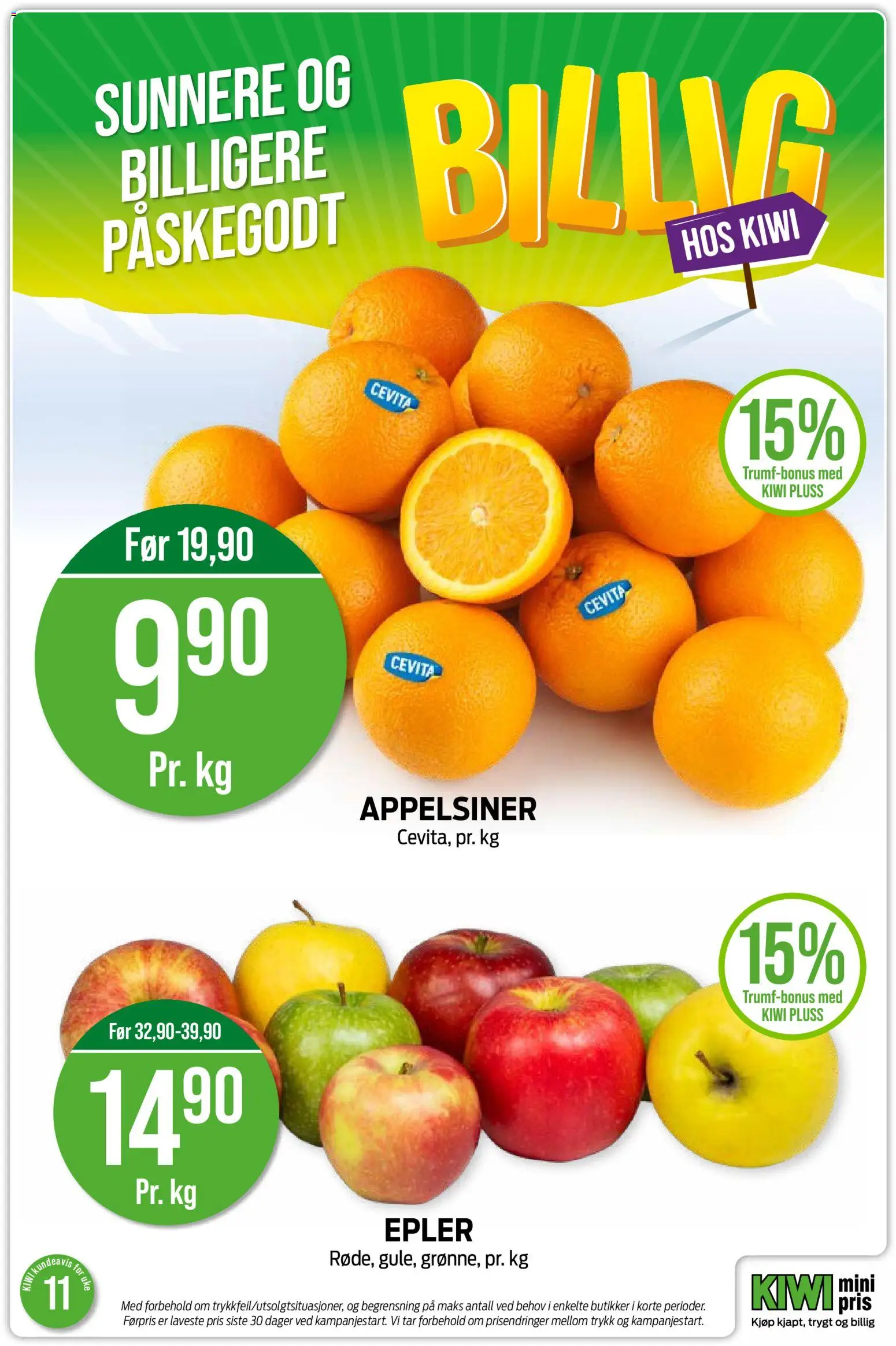 {H1} | Side: 2 | Produkter: Epler, Appelsiner, Kiwi