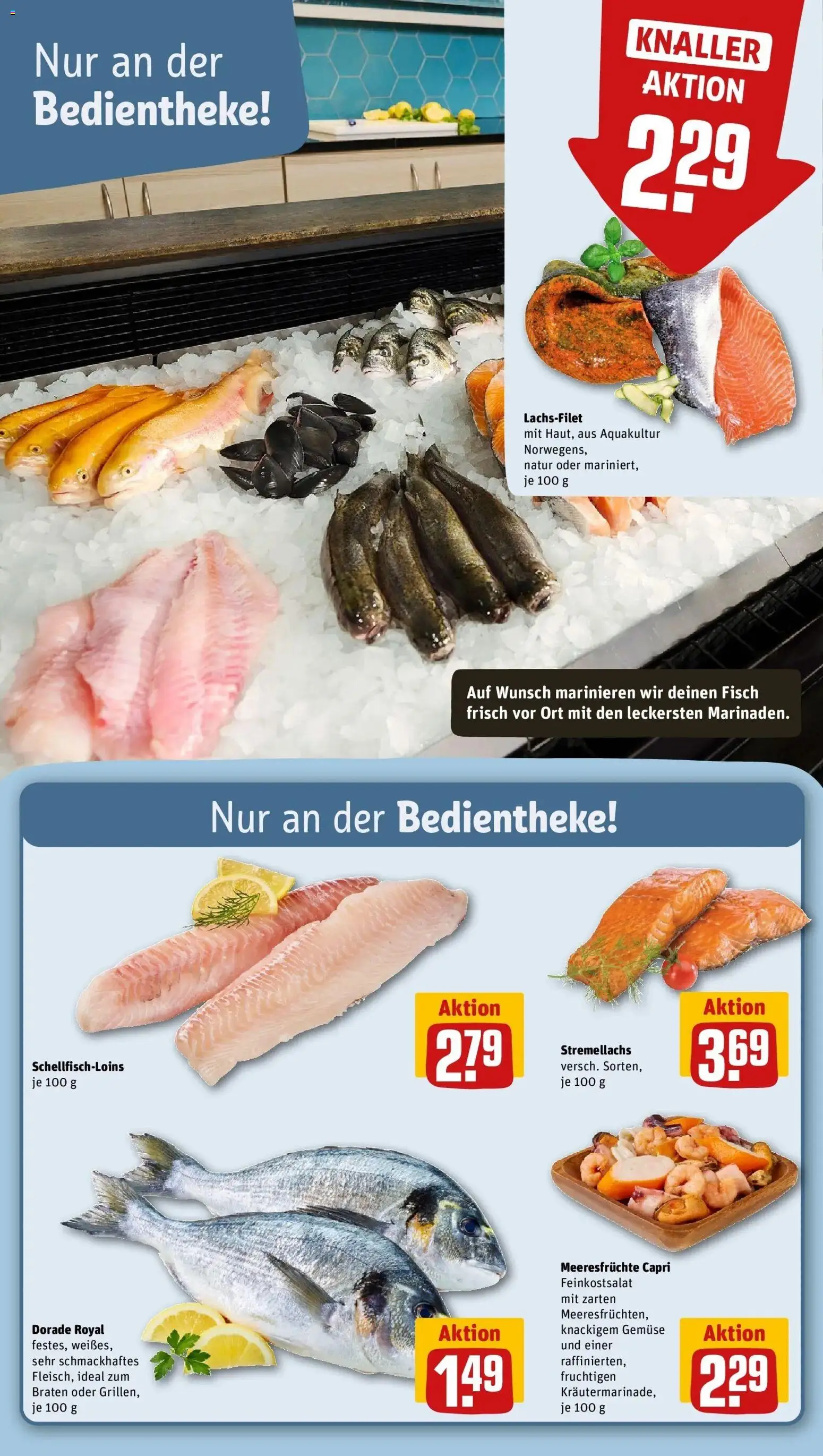 Rewe Prospekt Wiesbaden / Erbenheim	 – gültig ab 09.03.2026 | Seite: 25 | Produkte: Dorade, Fisch, Gemüse, Meeresfrüchte