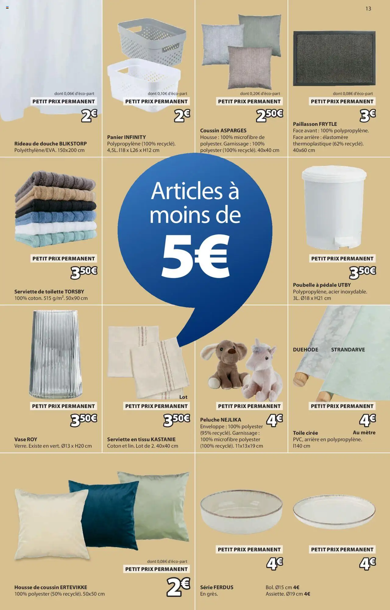  | Page: 13 | Produits: Plateau, Vase, Lampe, Piles