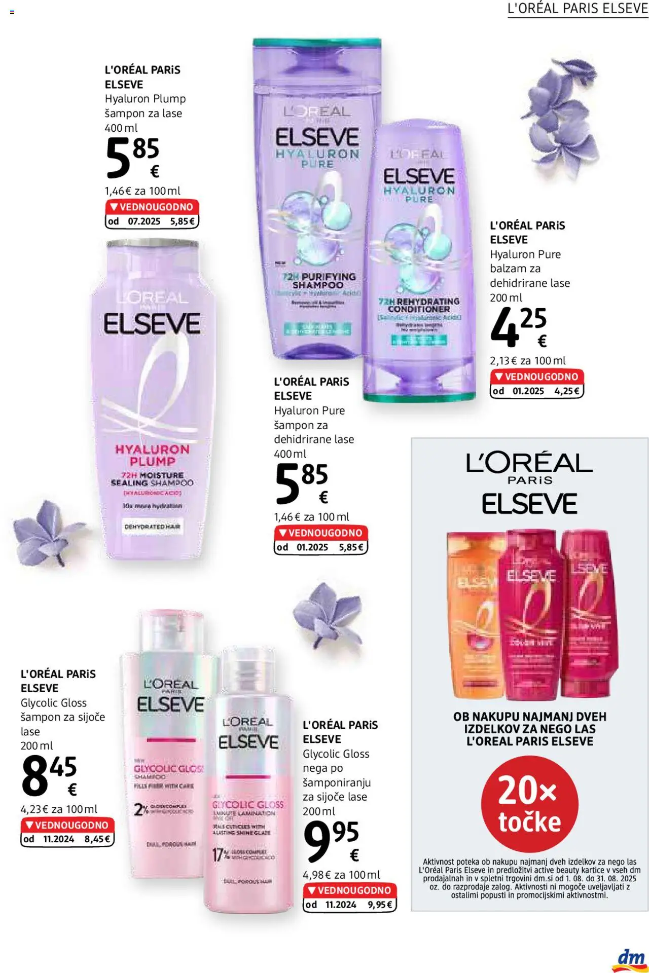 DM Drogerie Markt katalog │ velja od 01.08.2025 | Stran: 7 | Izdelki: Sampon