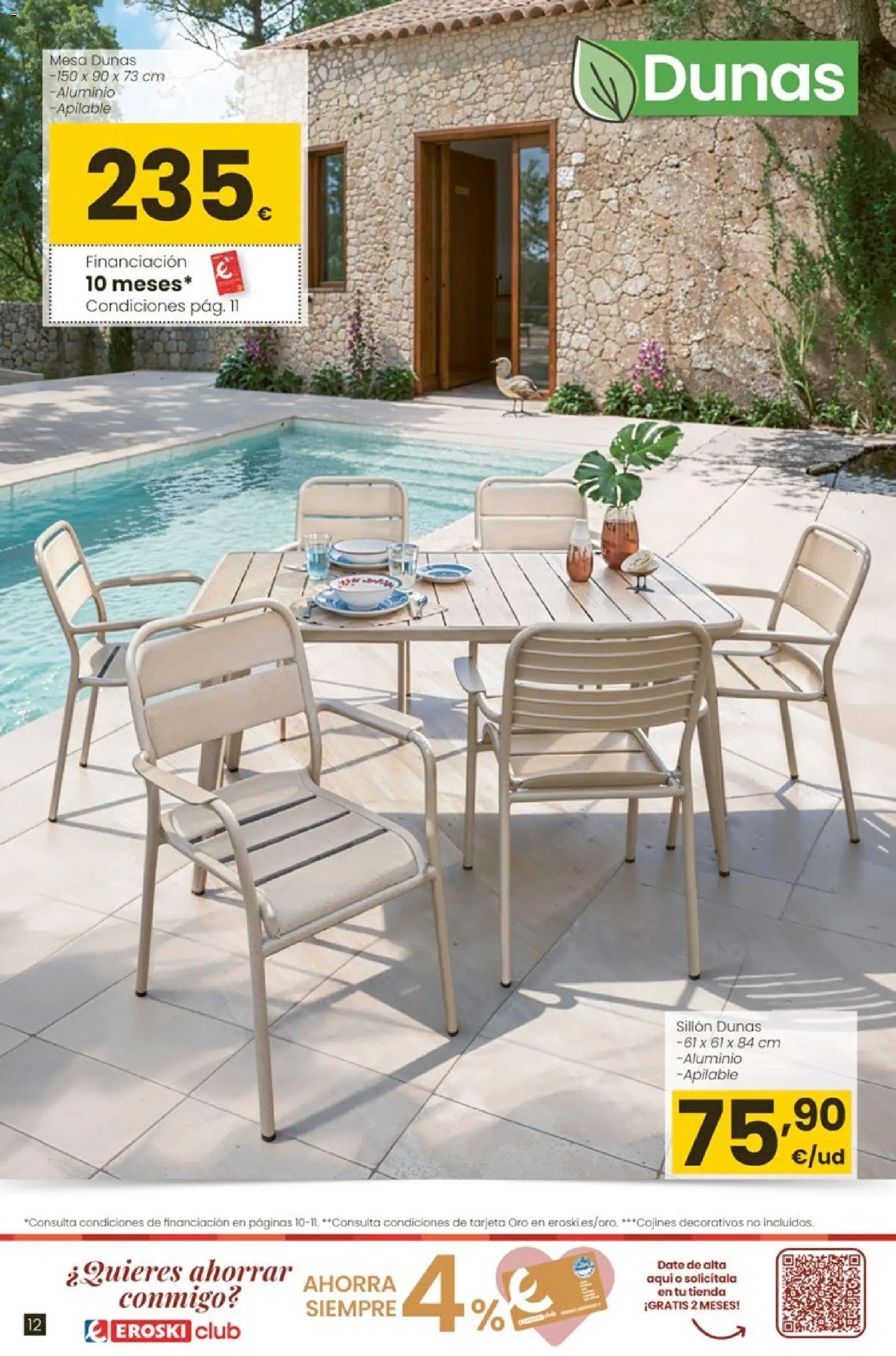 Eroski - Qué oasis │ válido desde el 26.03.2026 | Página: 12 | Productos: Sillón, Mesa